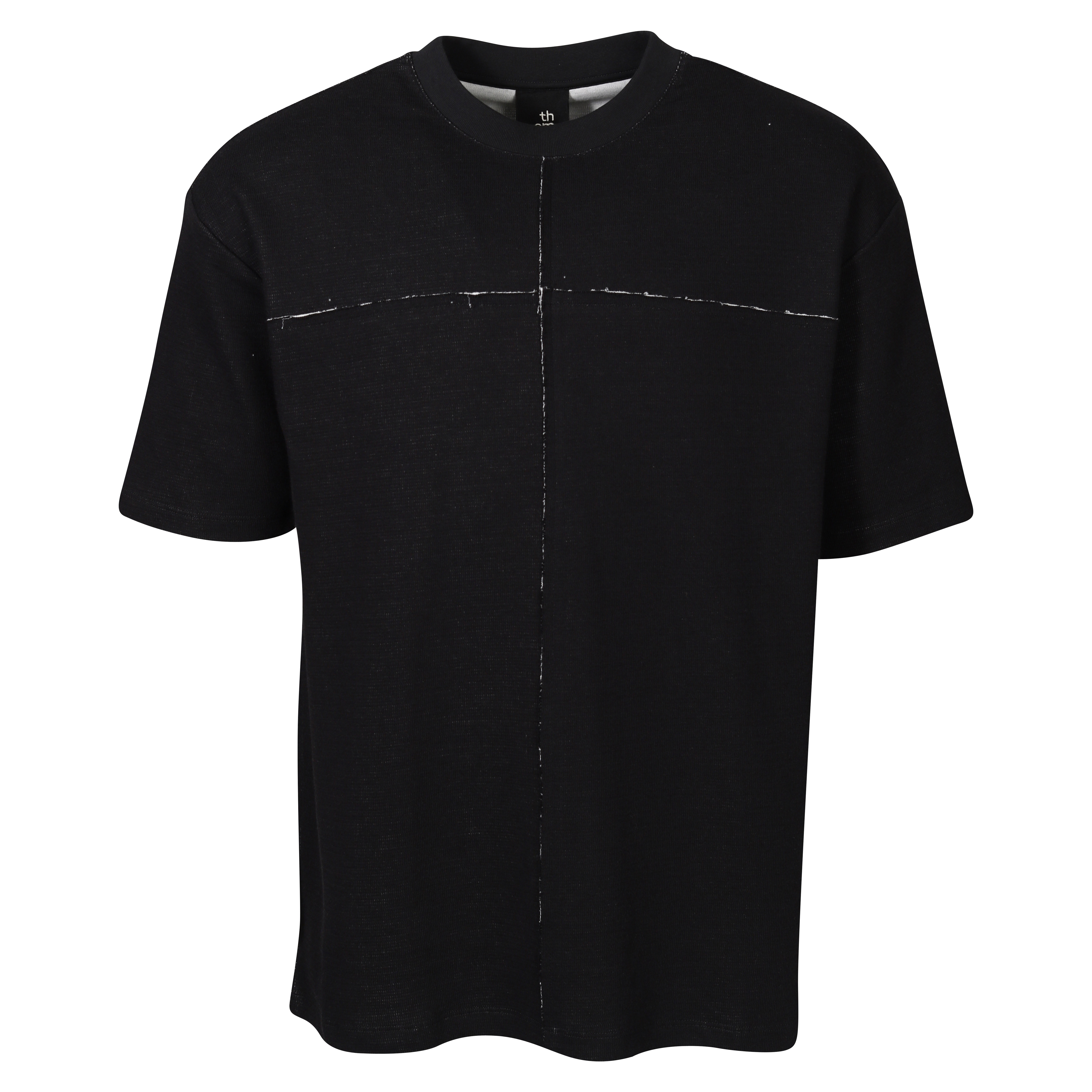 THOM KROM Heavy Cotton T-Shirt in Black XXL