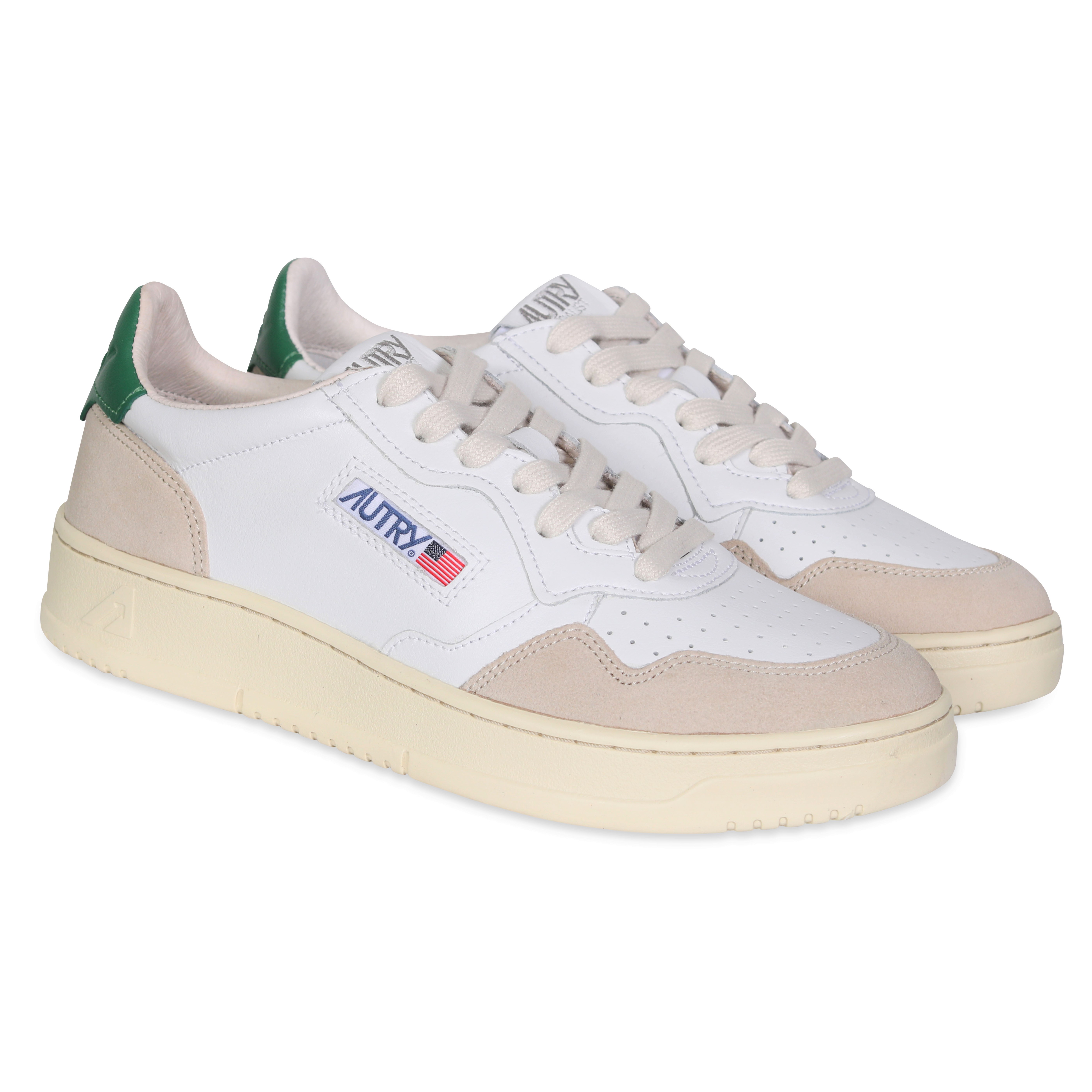 Autry Action Shoes Low Sneaker Suede White/Amaz 43