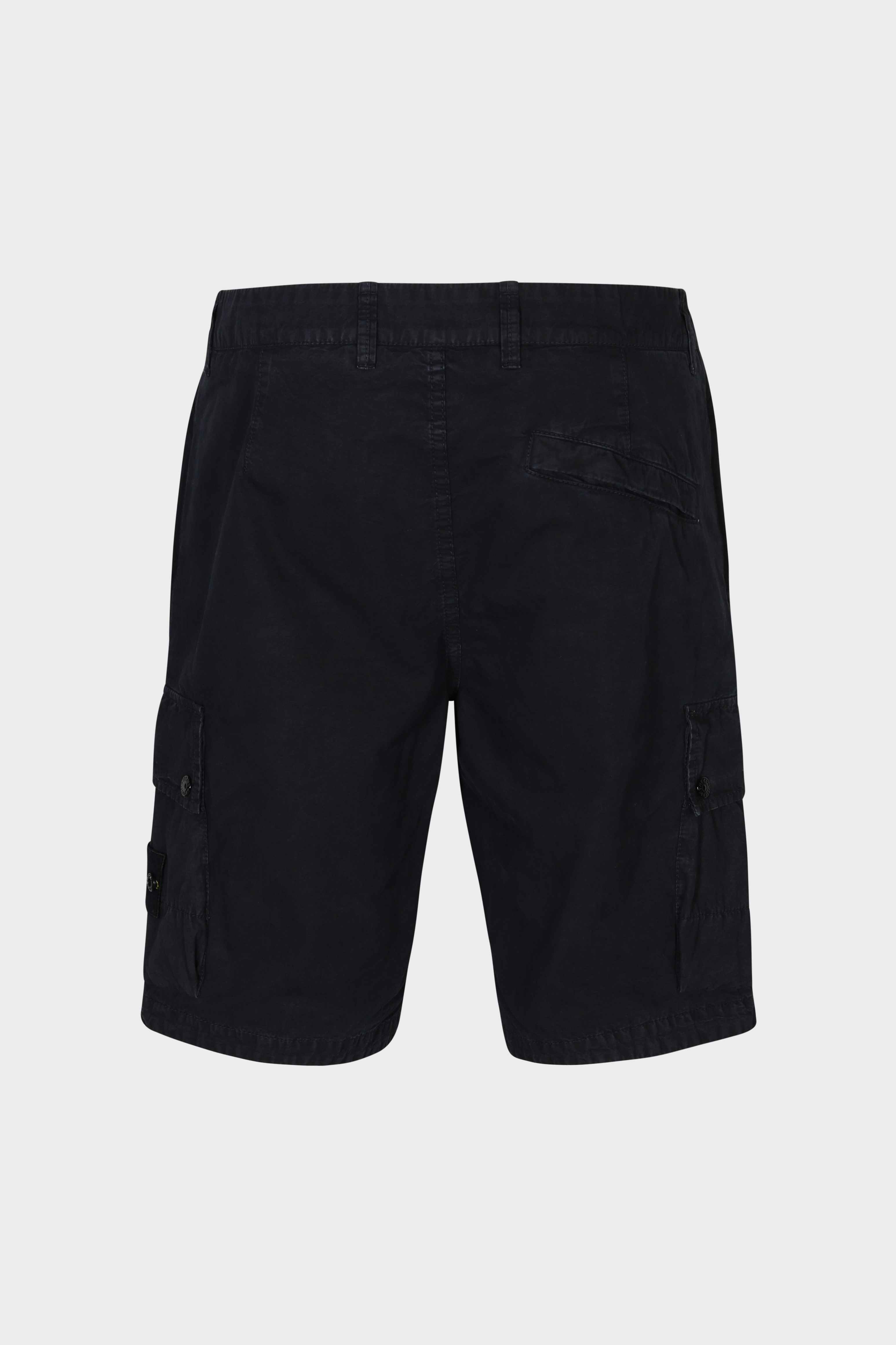 STONE ISLAND Slim Bermuda Shorts in Washed Navy STONE ISLAND Slim Bermuda Shorts in Washed Navy 36