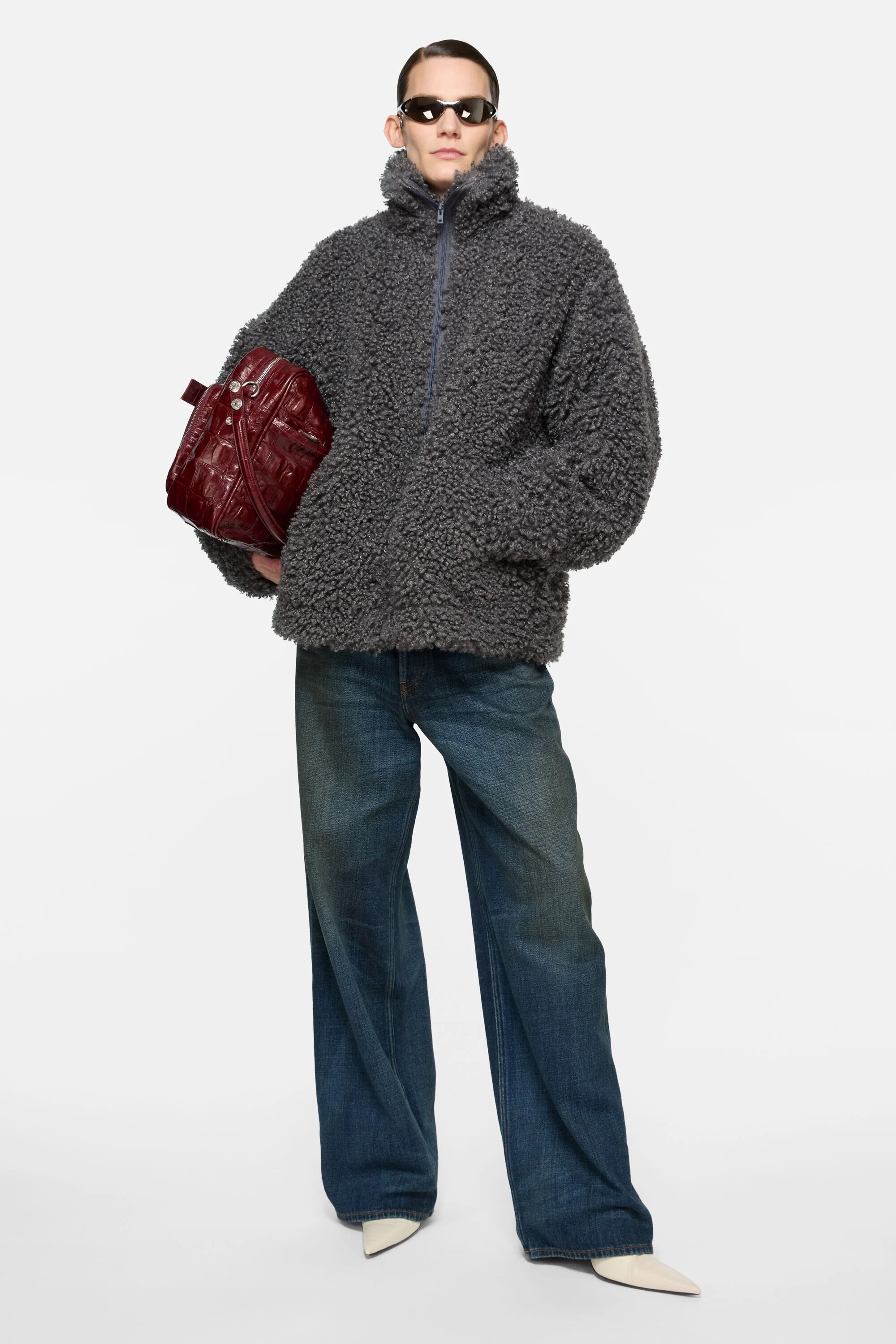 ACNE STUDIOS 1981 U Yoyogi Jeans in Dark Blue