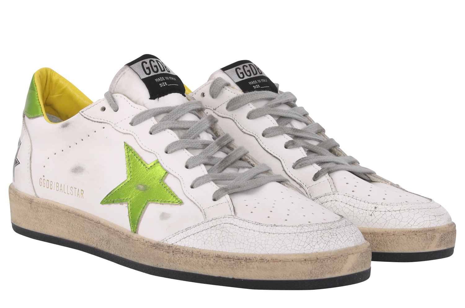 Golden Goose Sneaker Ballstar Green Star
