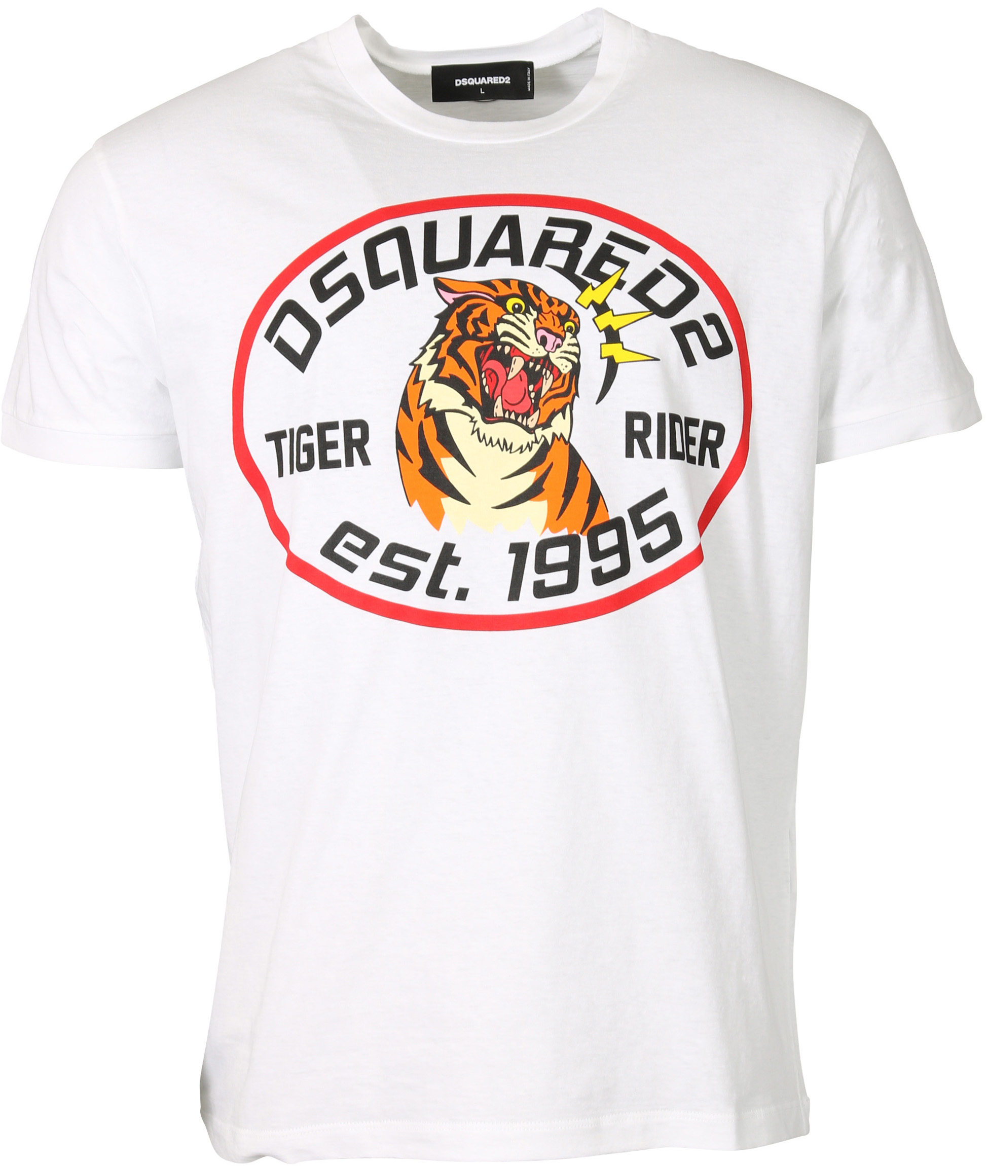 Dsquared T-Shirt White Printed XL