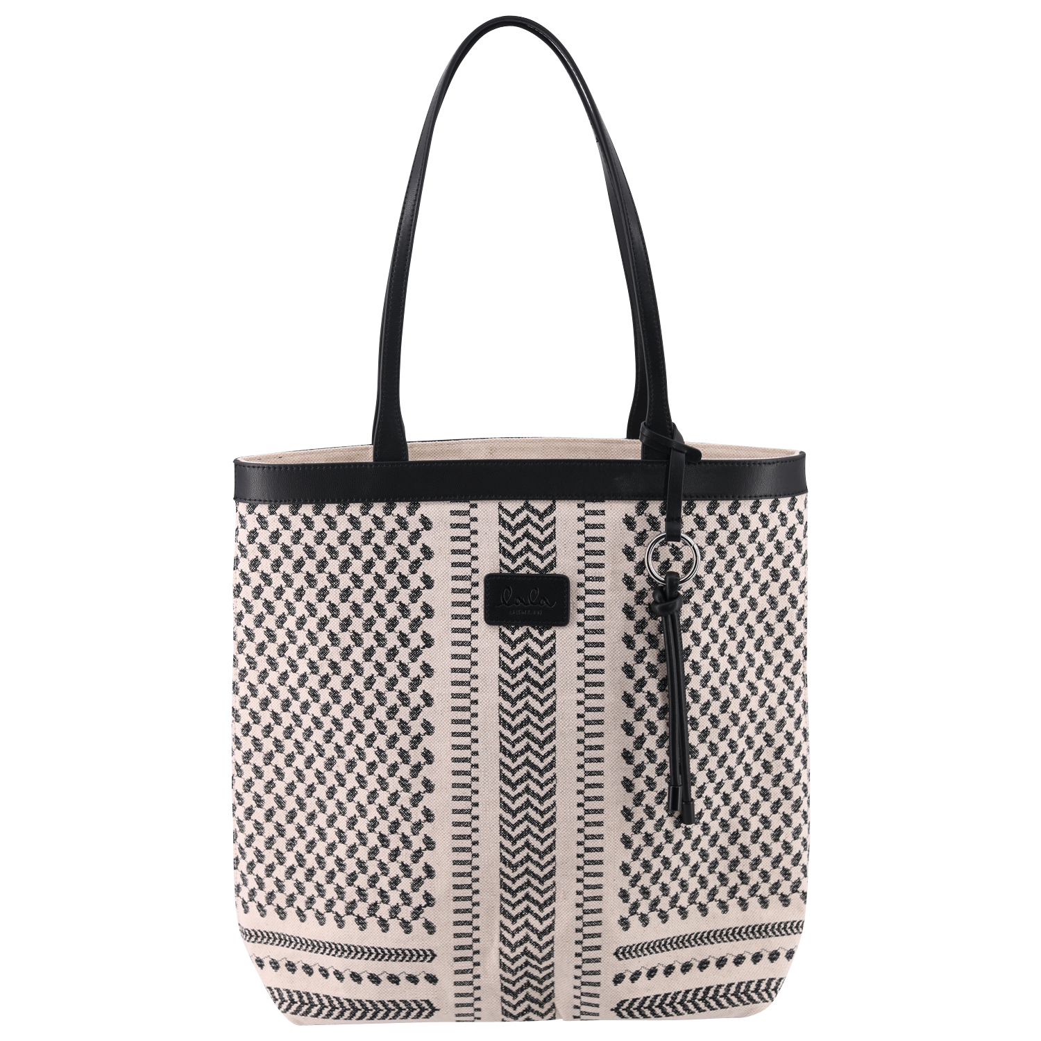 Lala Berlin Tote Carmela X-Stitch Black