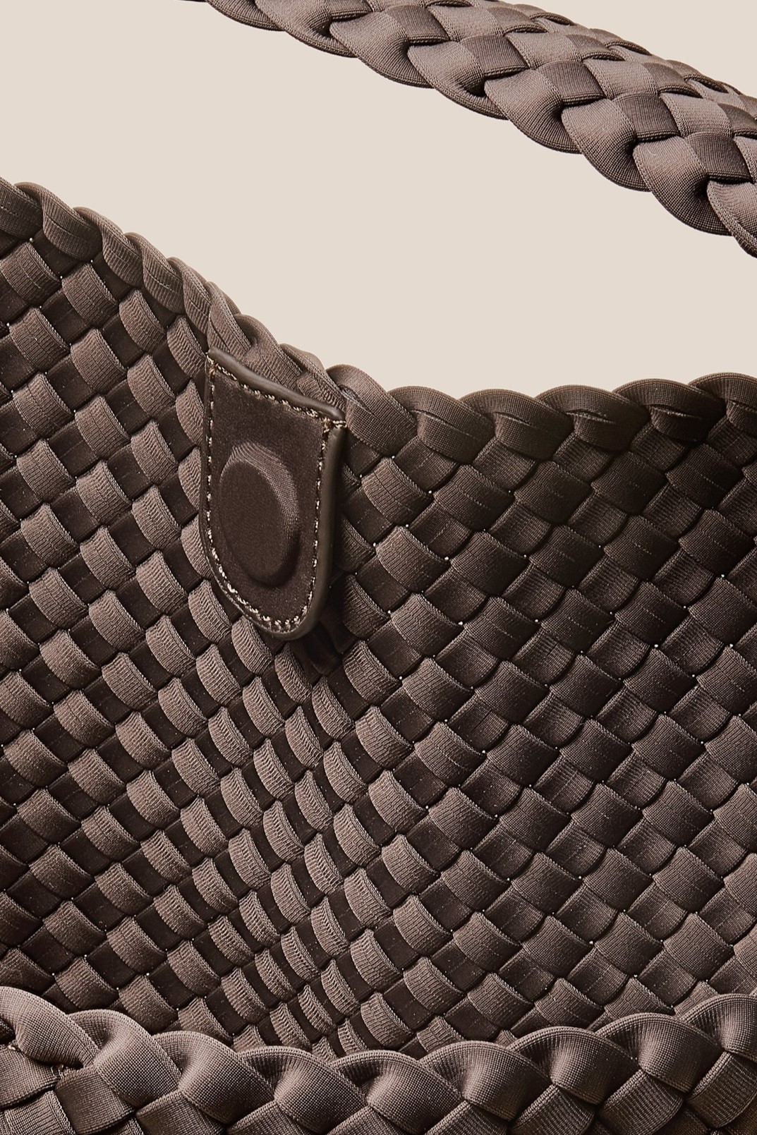NAGHEDI Handwoven Large Nomad Hobo Bag in Napa
