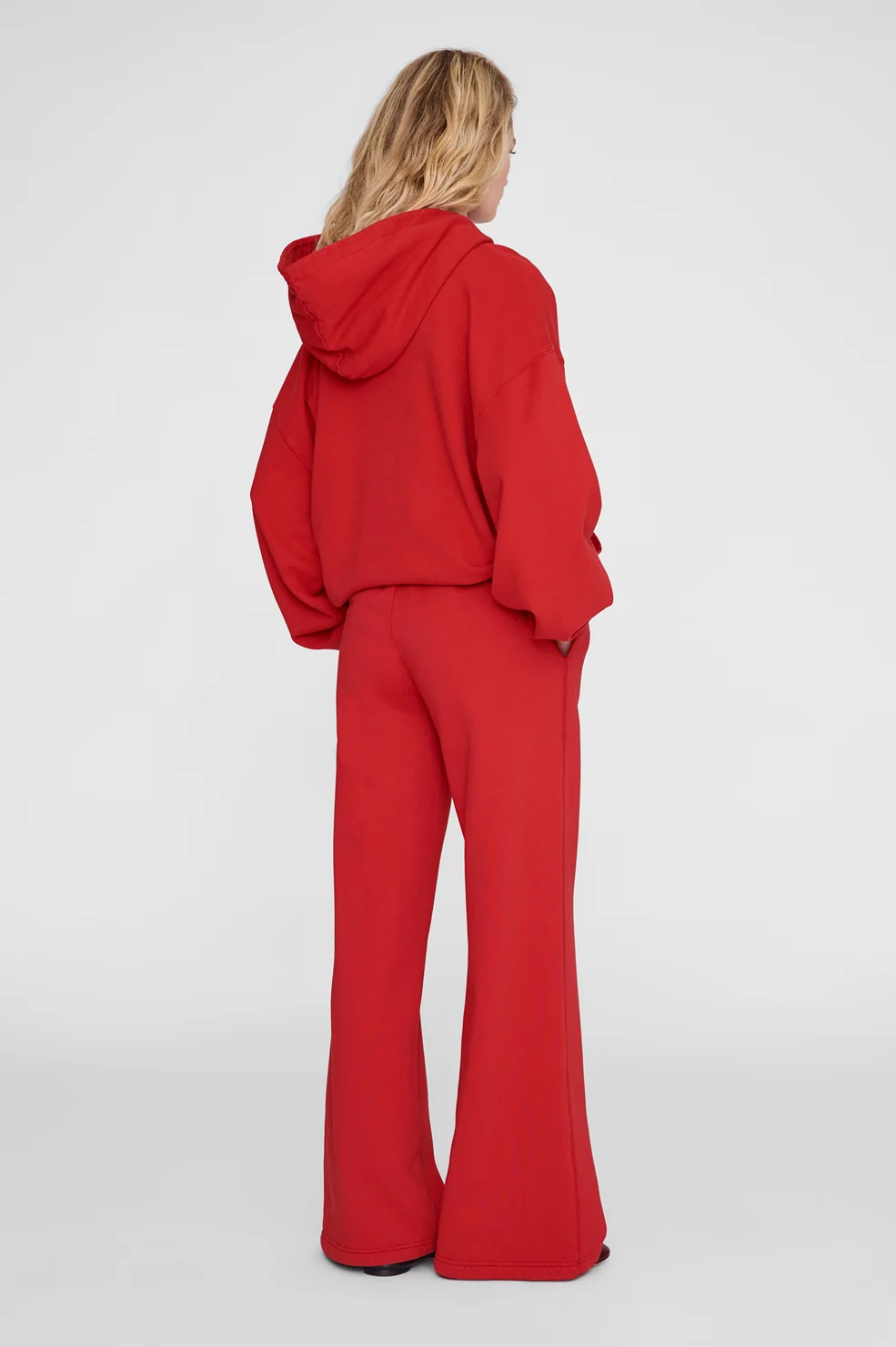 ANINE BING Kacey Sweatpant in Red