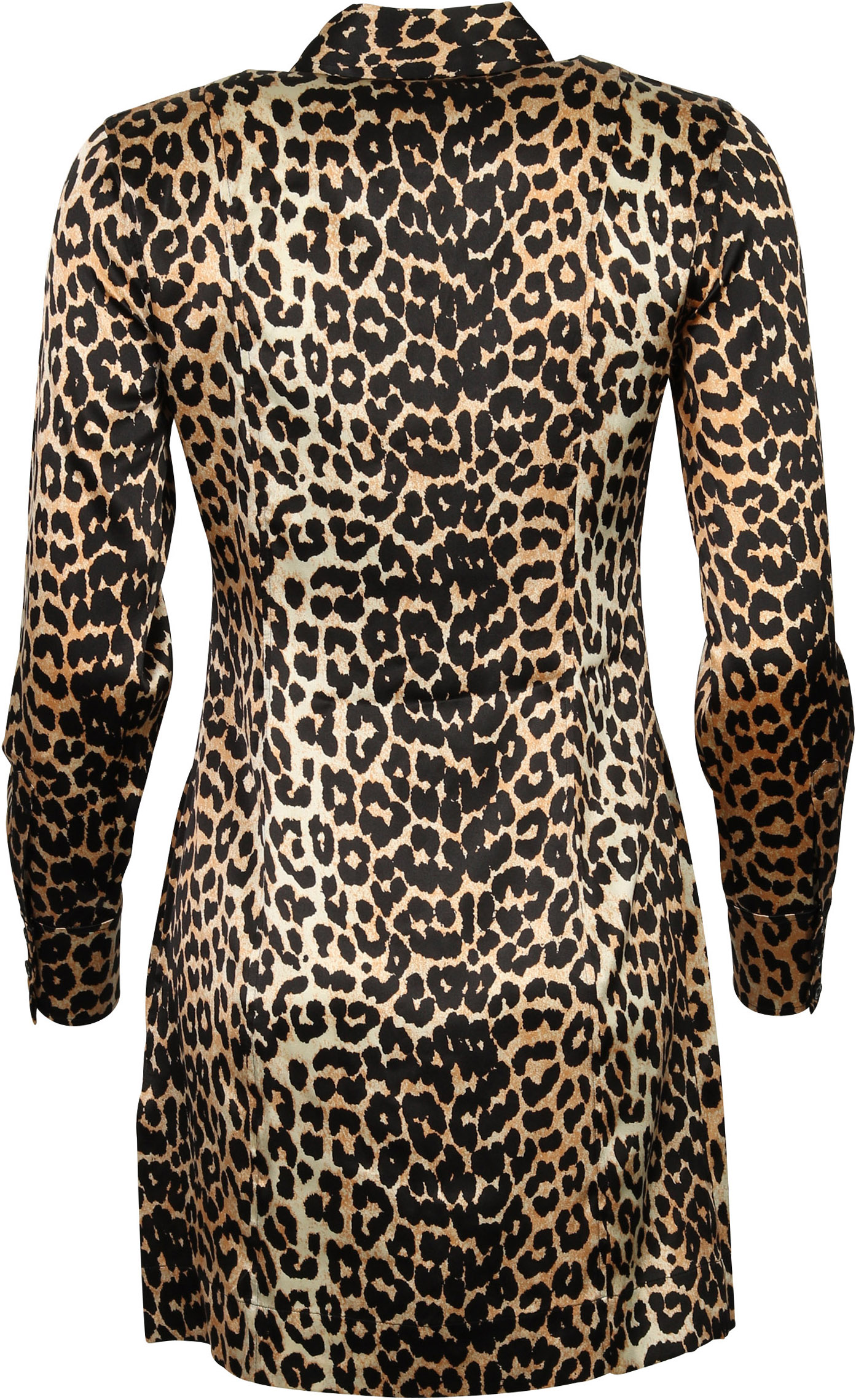 Ganni Shirt Dress Leopard Print 40