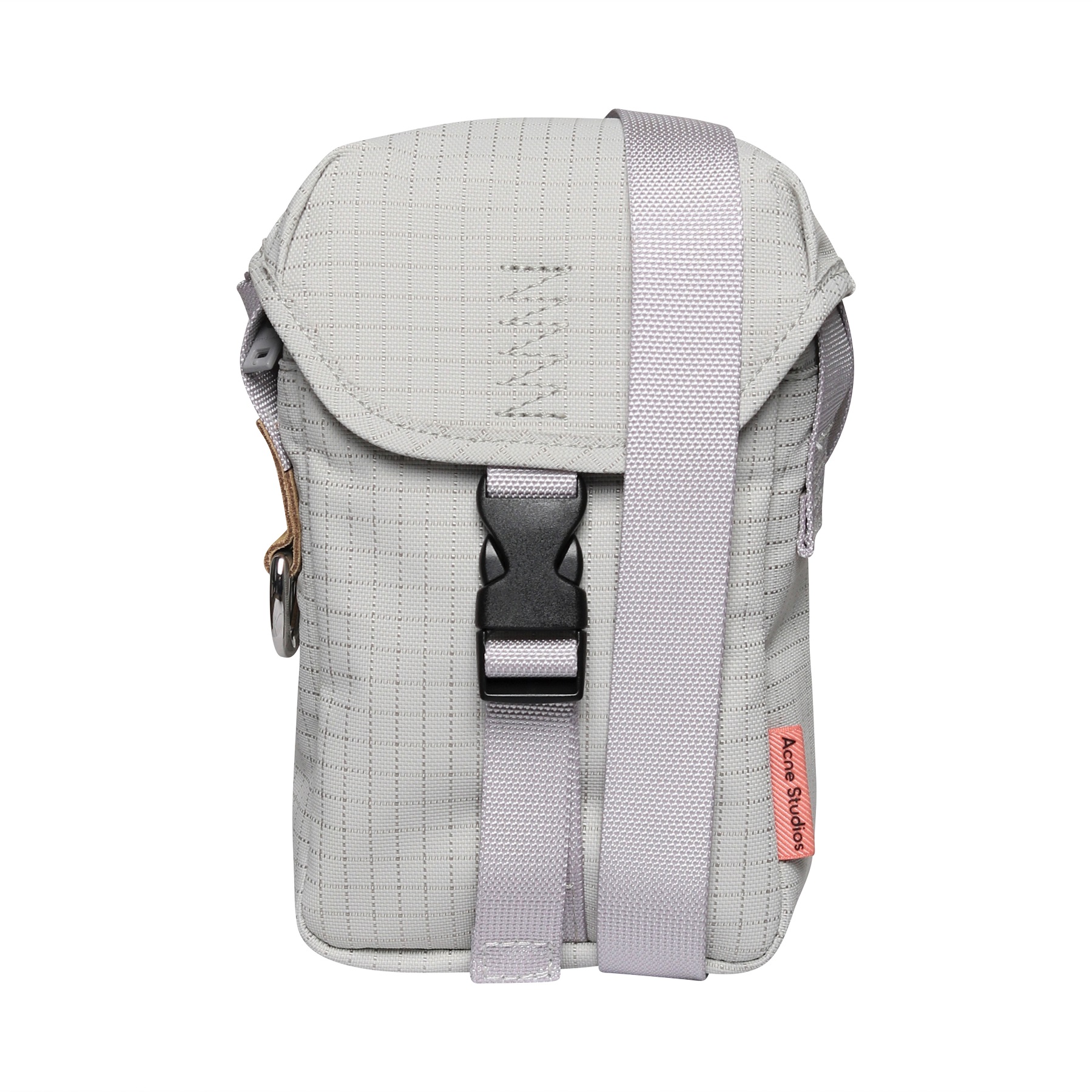 Acne Studios Mini Ripstop Bag in Cold Beige/Lilac Purple Acne Studios Mini Ripstop Bag in Cold Beige/Lilac Purple