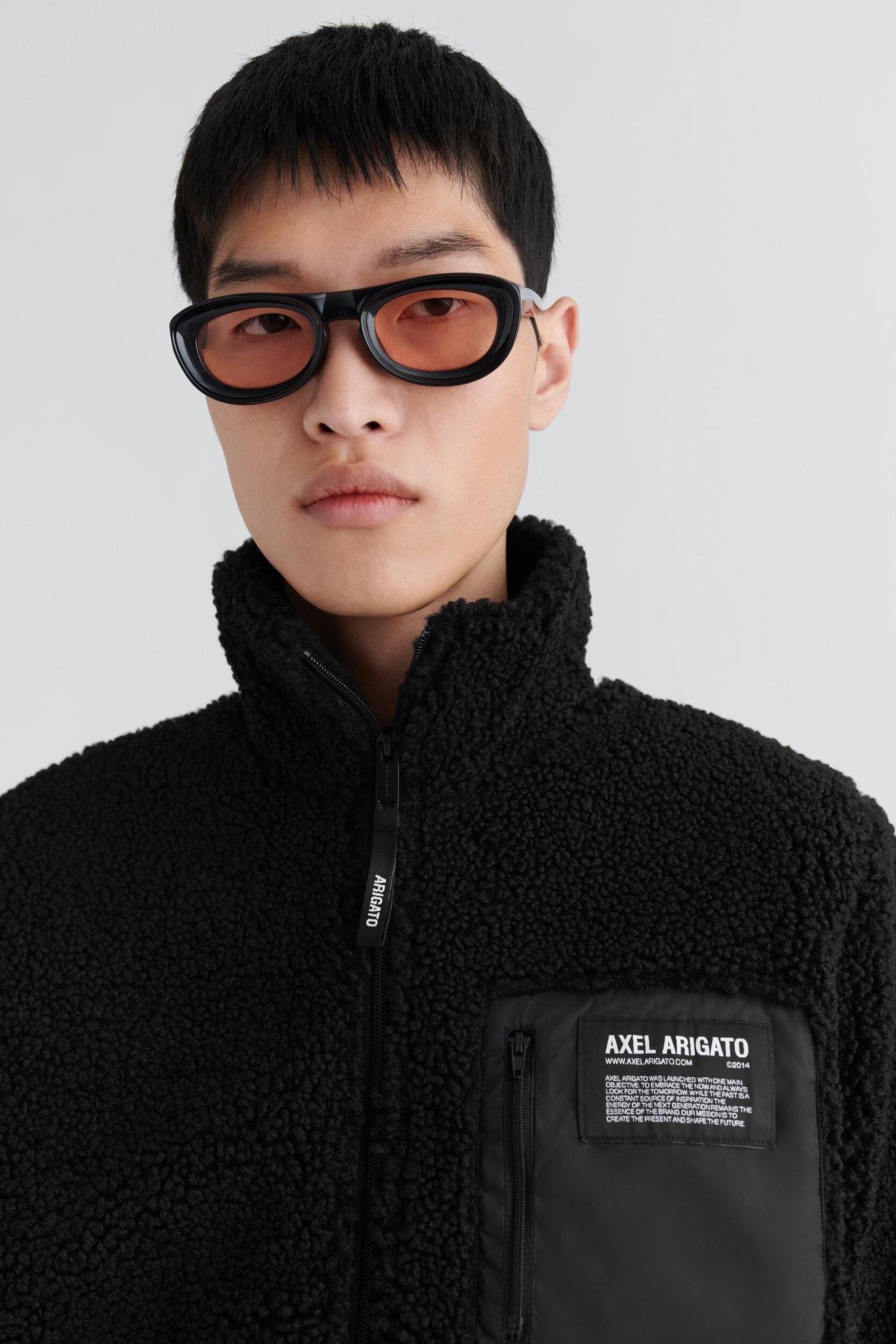 AXEL ARIGATO Billie Fleece Jacket in Black M