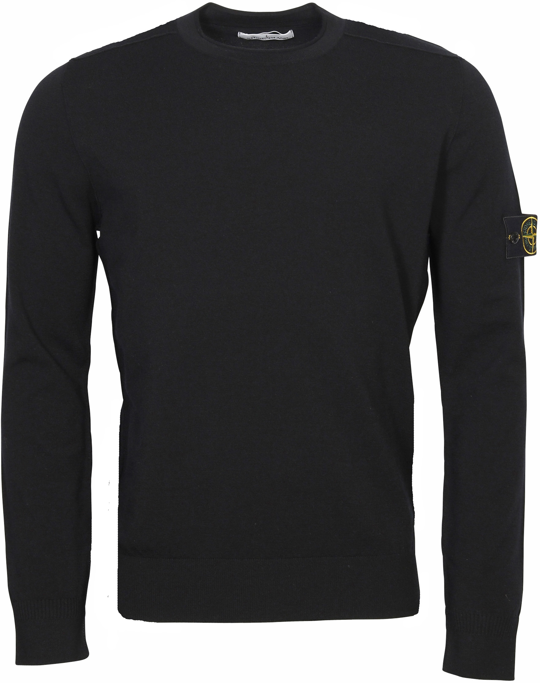 Stone Island Light Wool Knit Sweater Black