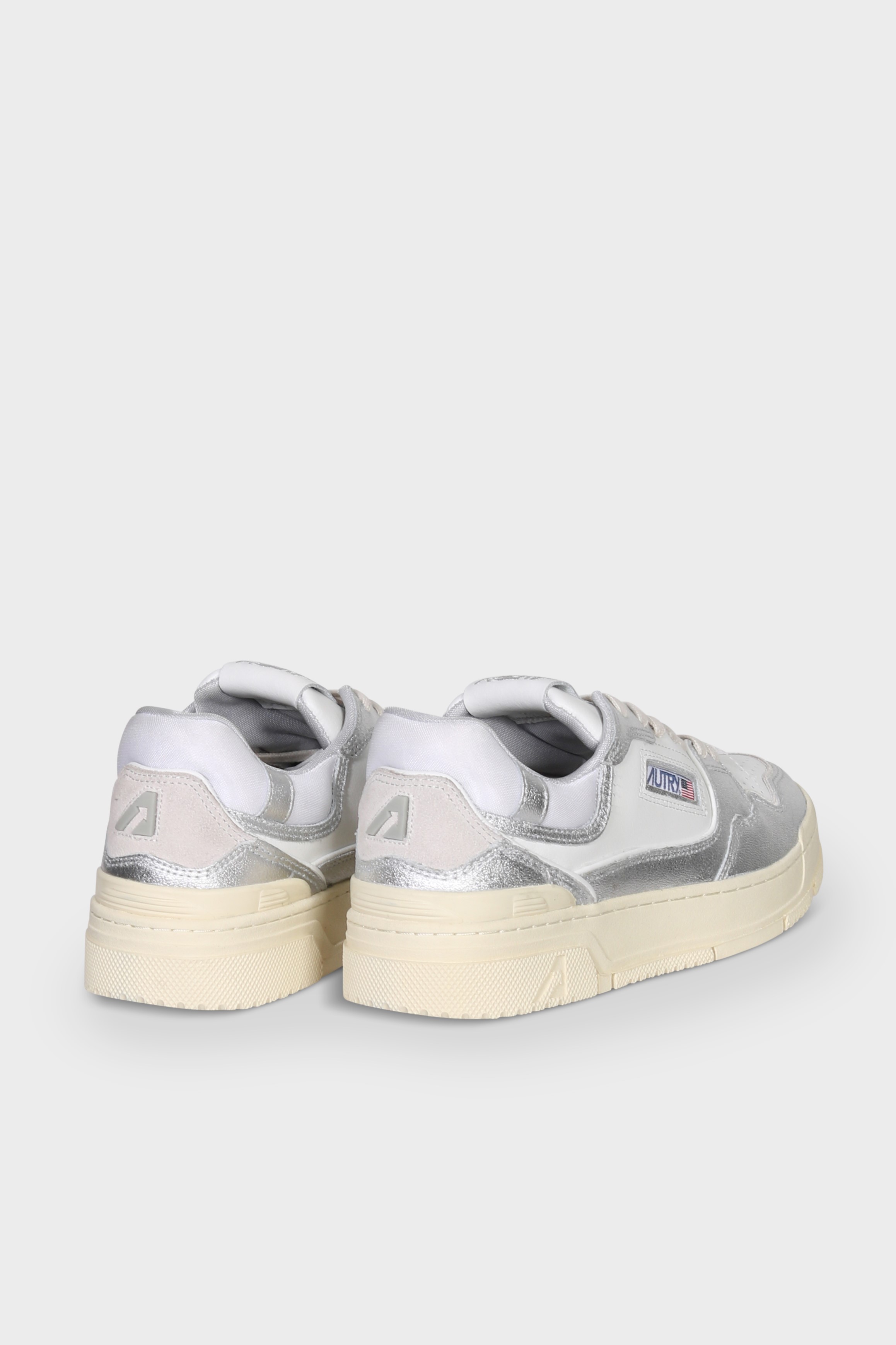 AUTRY ACTION SHOES CLC Low Woman White/Silver 41