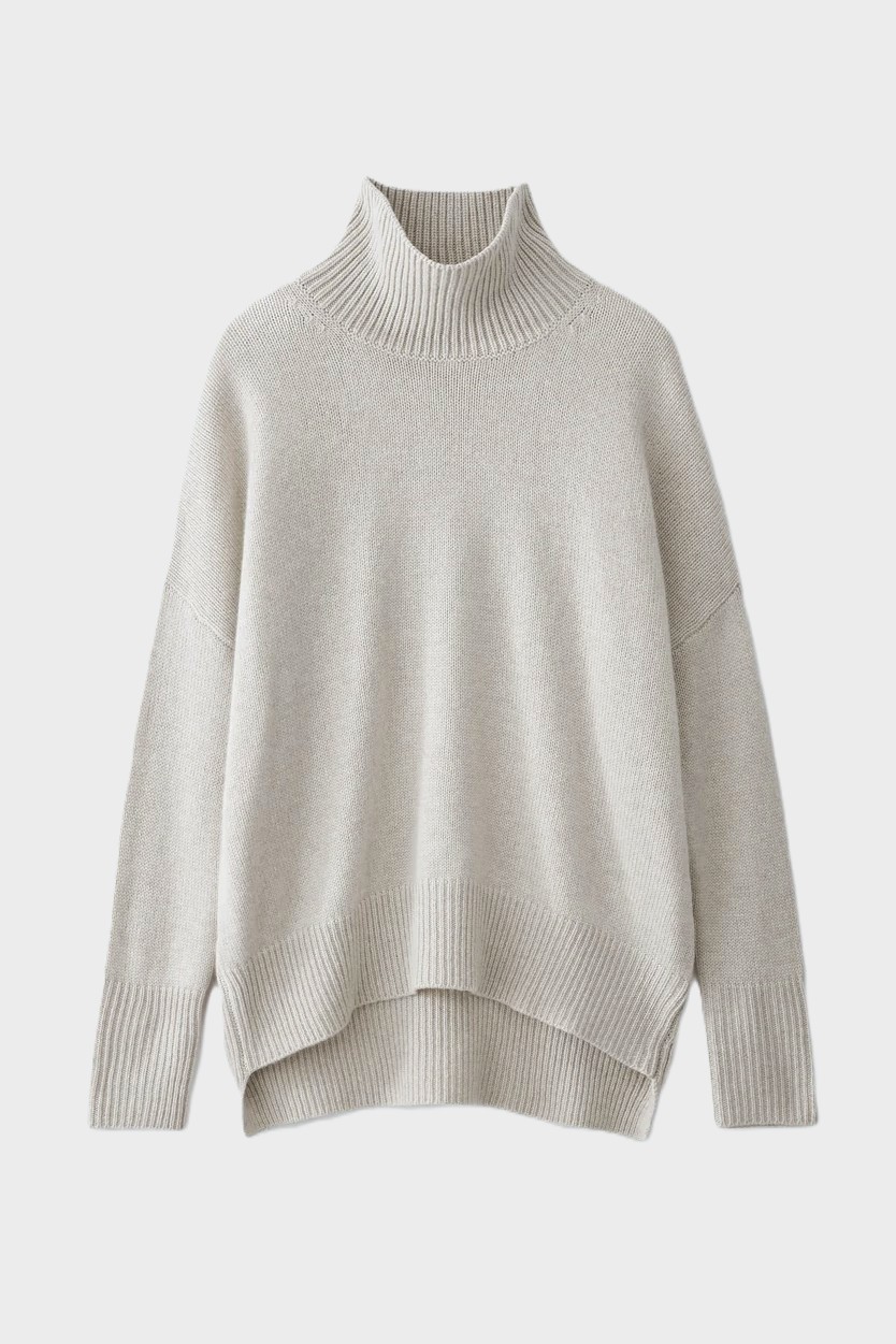 LISA YANG Cashmere Turtleneck in Cream