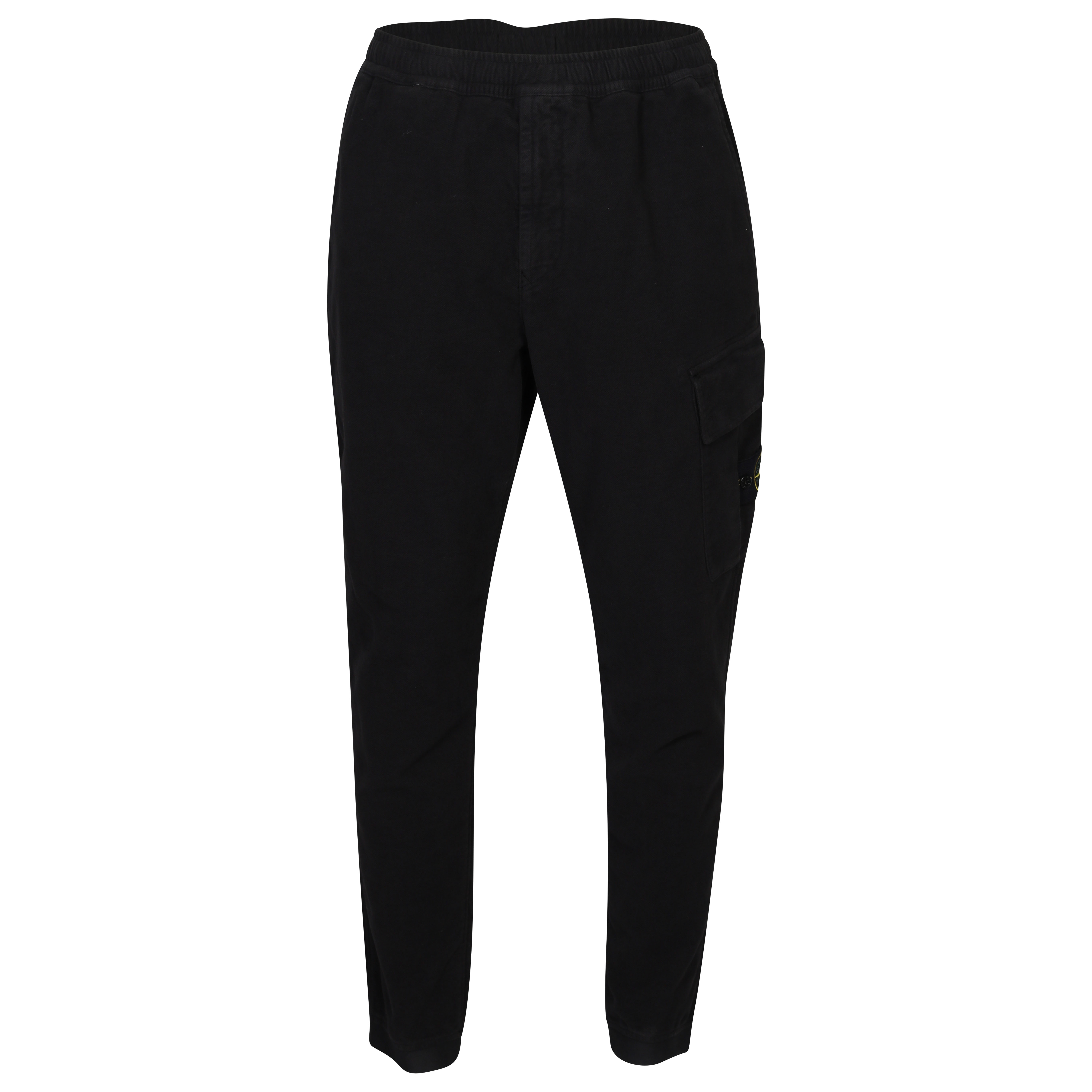 Stone Island Cotton Twill Cargo Pant in Black