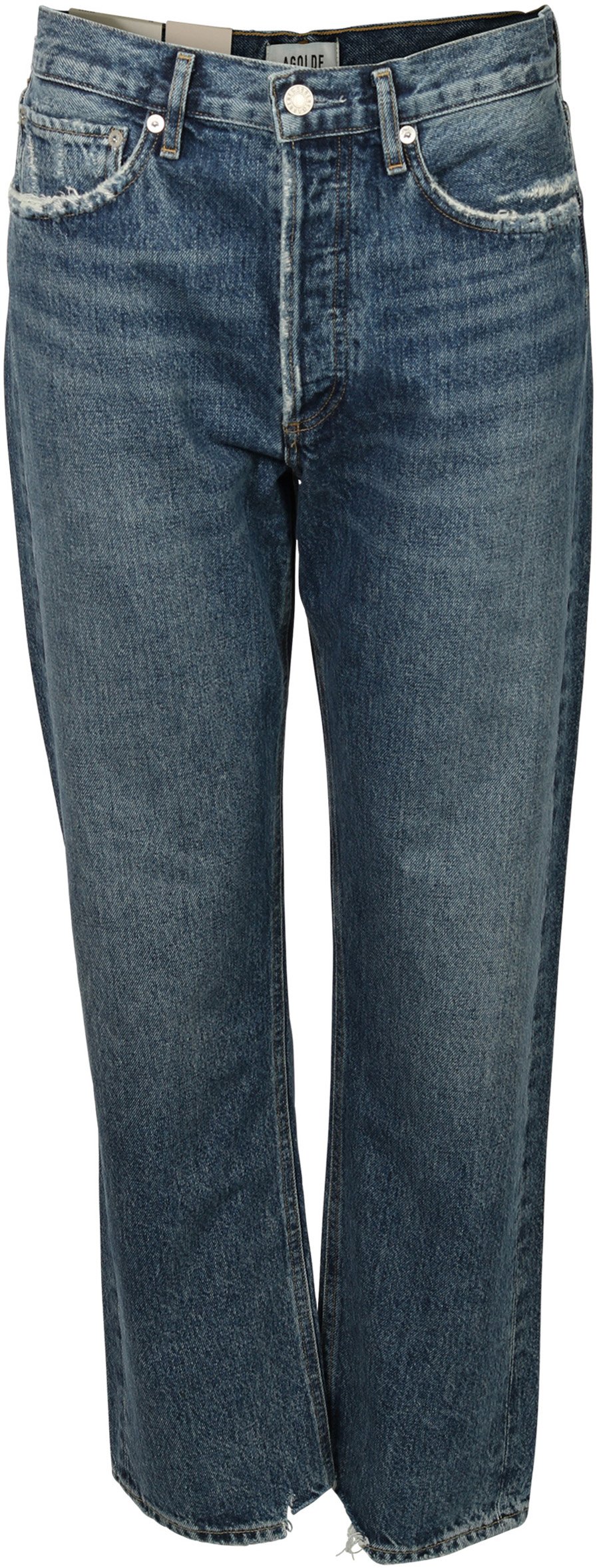 Agolde Jeans 90s Midrise Loose Fit Showcase Blue Washed