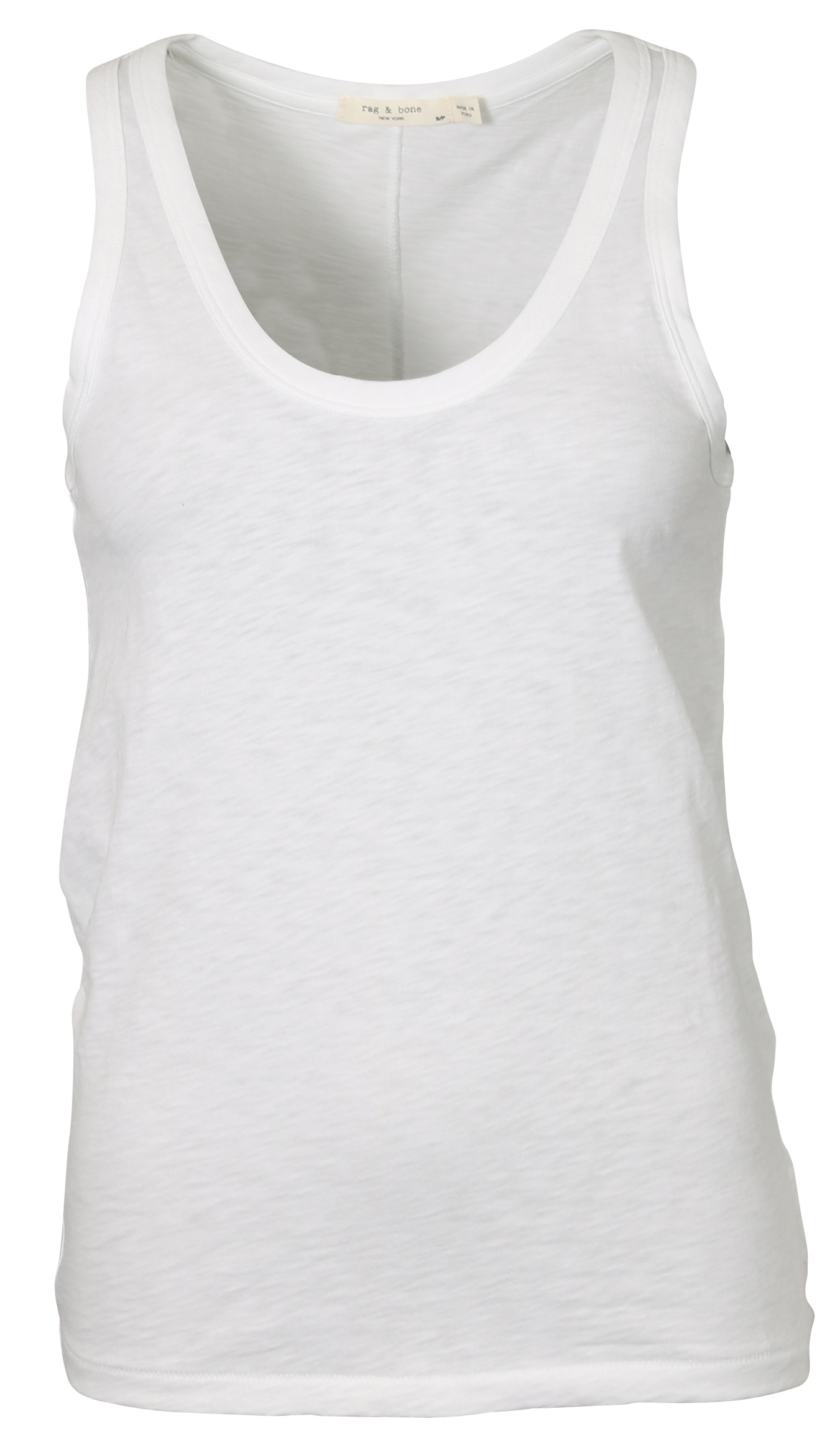 Rag & Bone The Slub Tank White