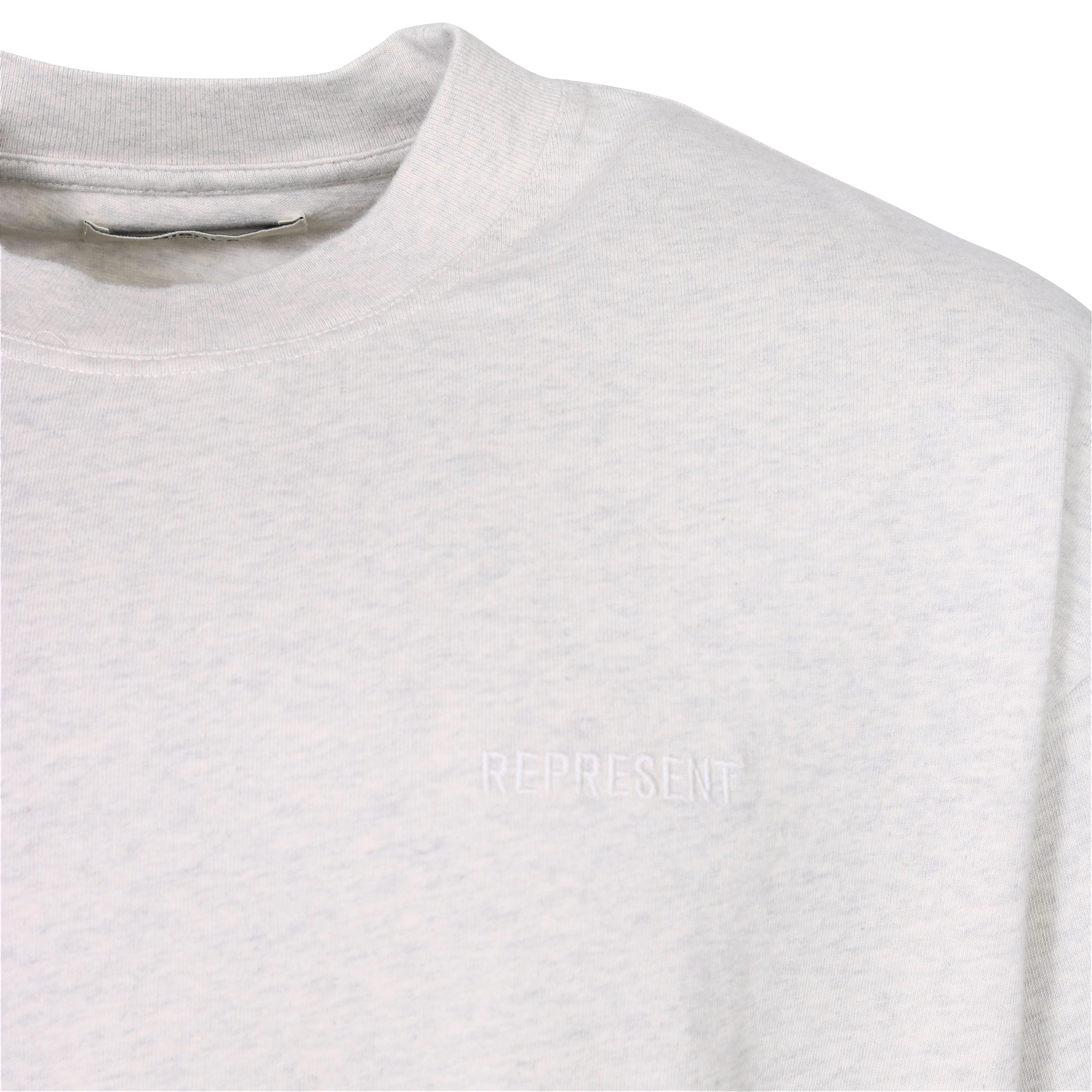 Represent Blank T-Shirt in Cream Marl