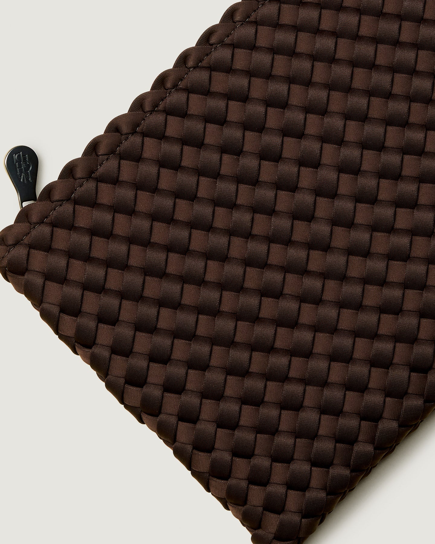 NAGHEDI Handwoven Medium Nomad Hobo Bag in Chocolate