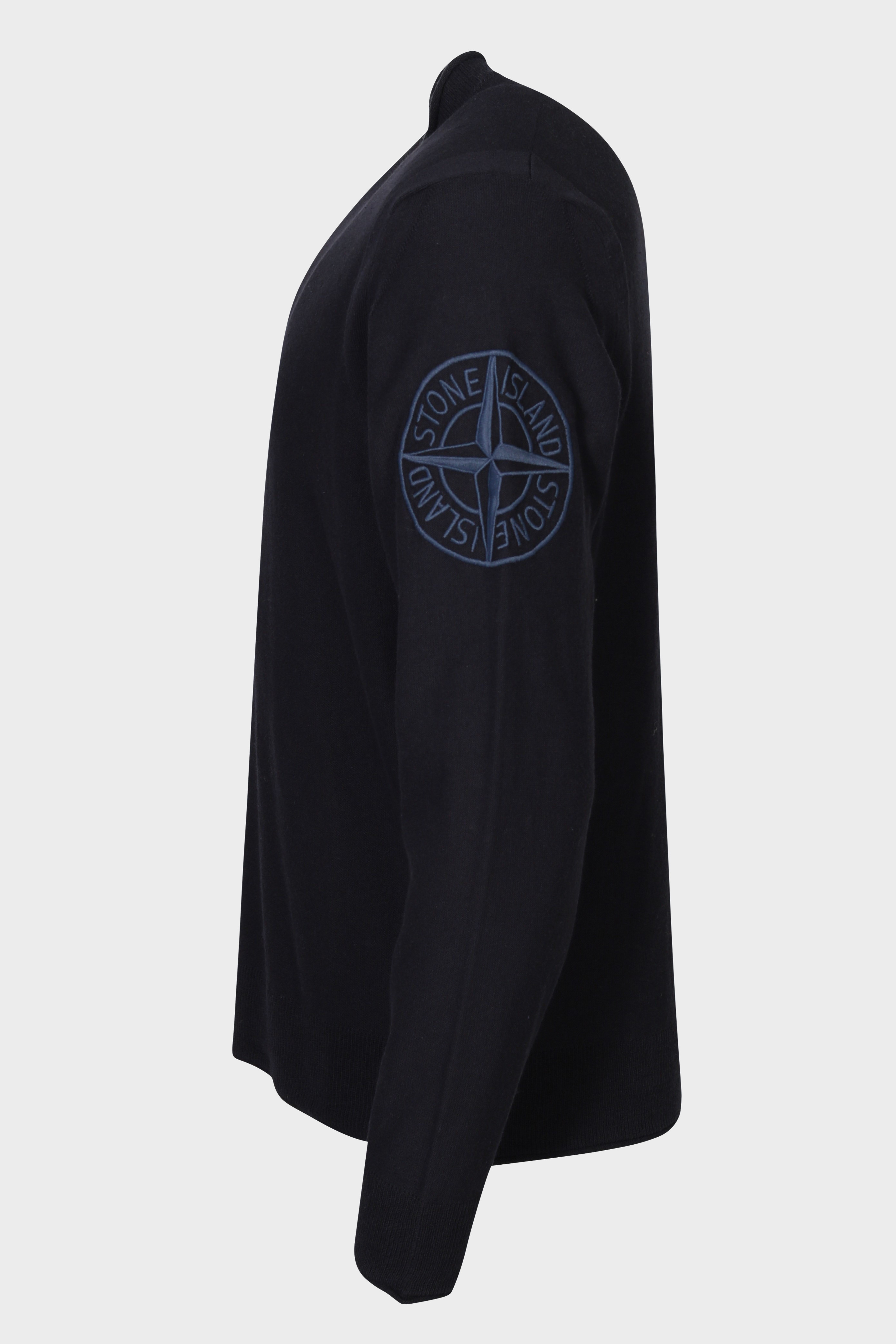 STONE ISLAND Cotton Knit Pullover in Navy M