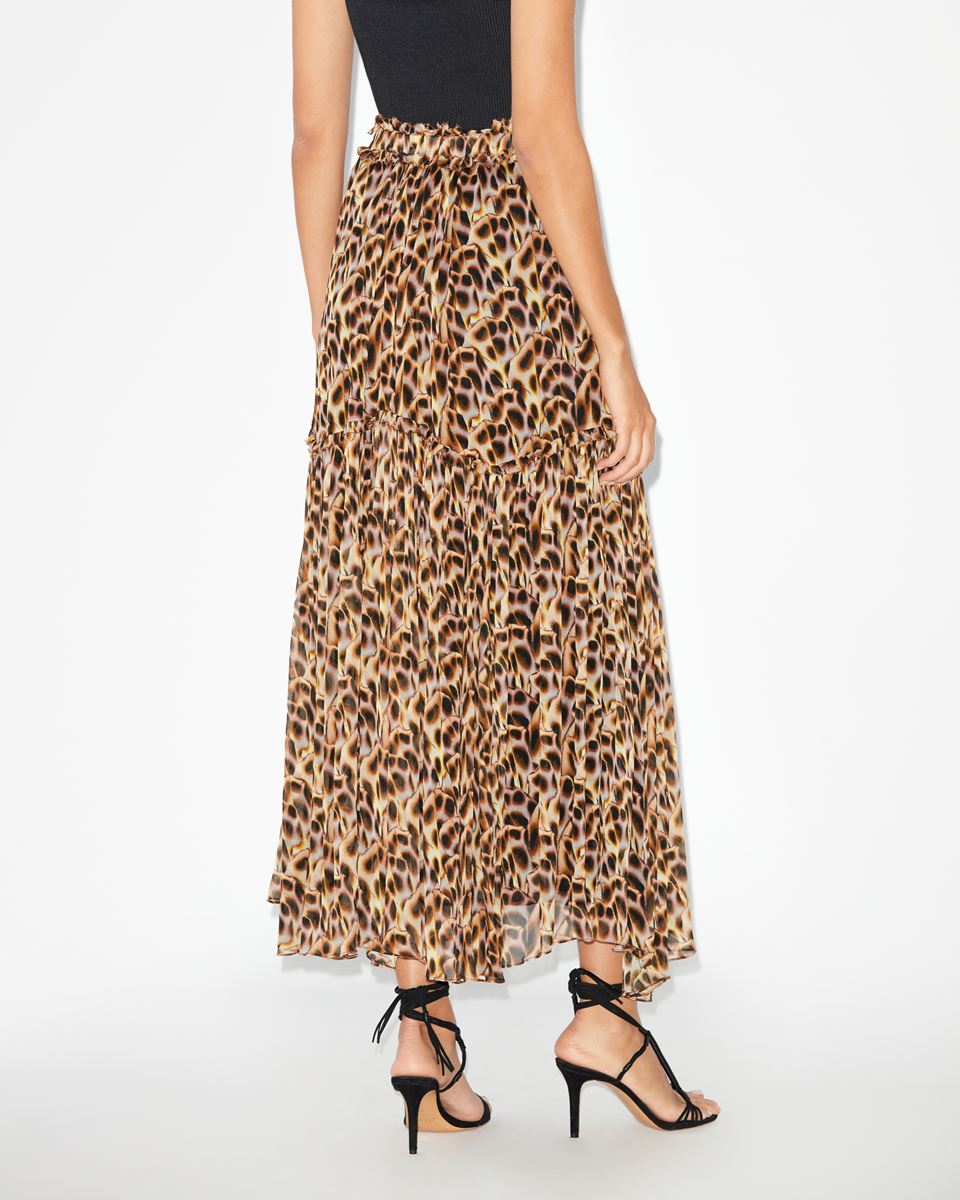 ISABEL MARANT ÉTOILE Veronique Skirt in Ochre