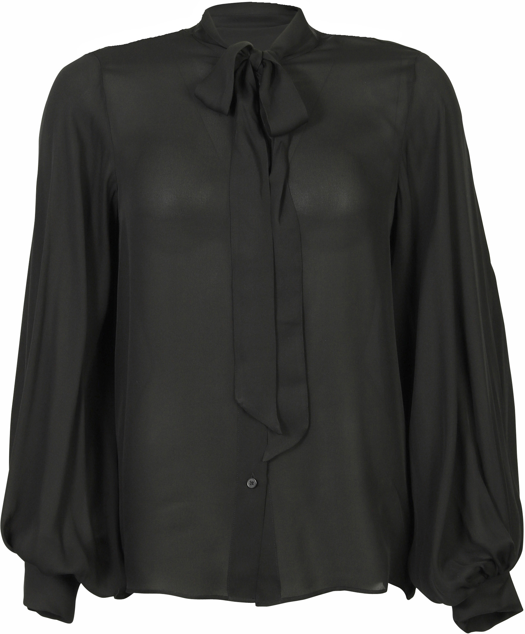 Nili Lotan Silk Blouse Monica Black