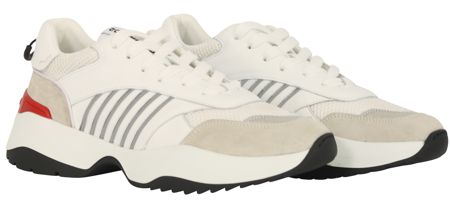 Dsquared Sneaker White/Black/Red