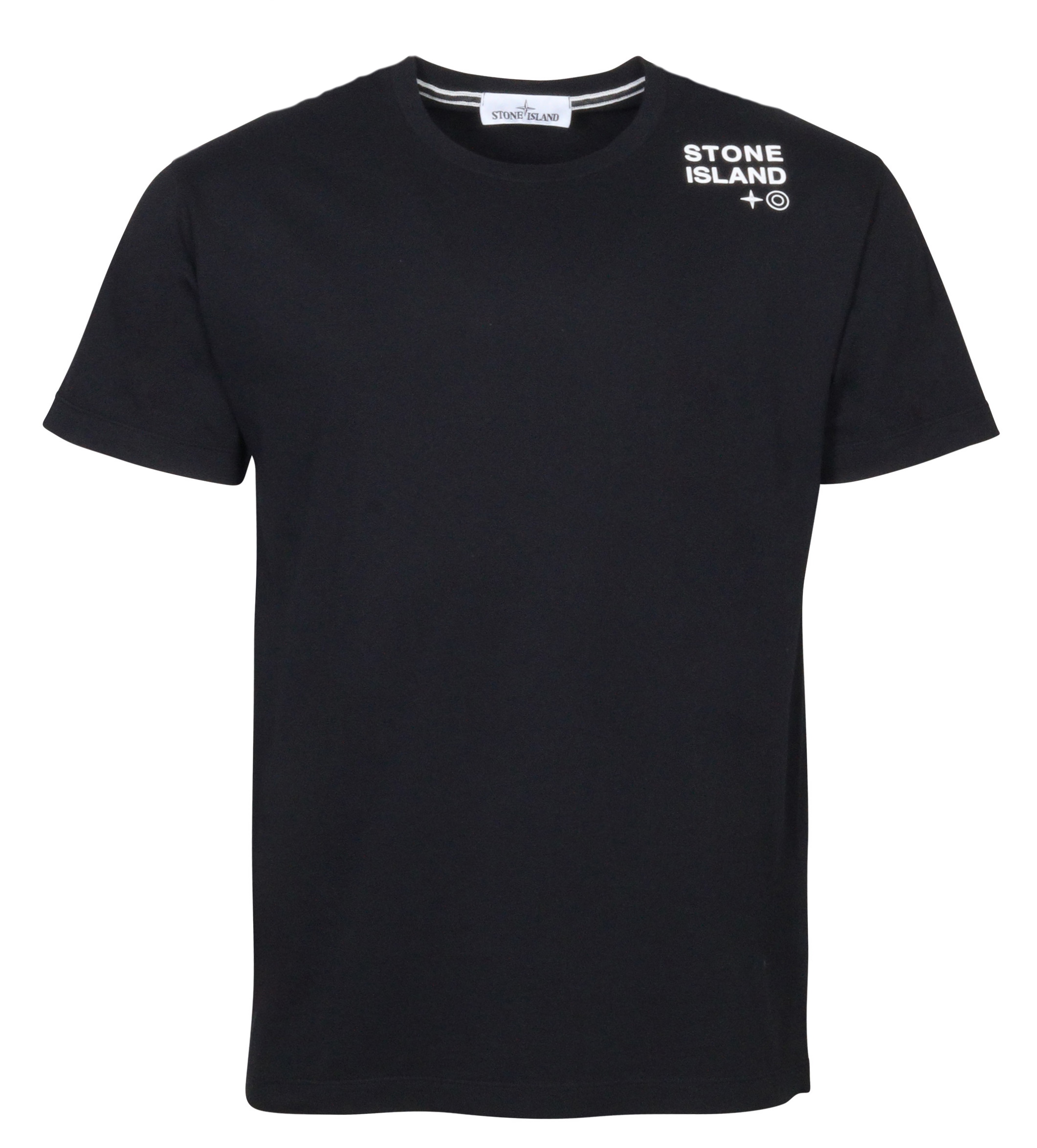 Stone Island T-Shirt Black Rubberized Print