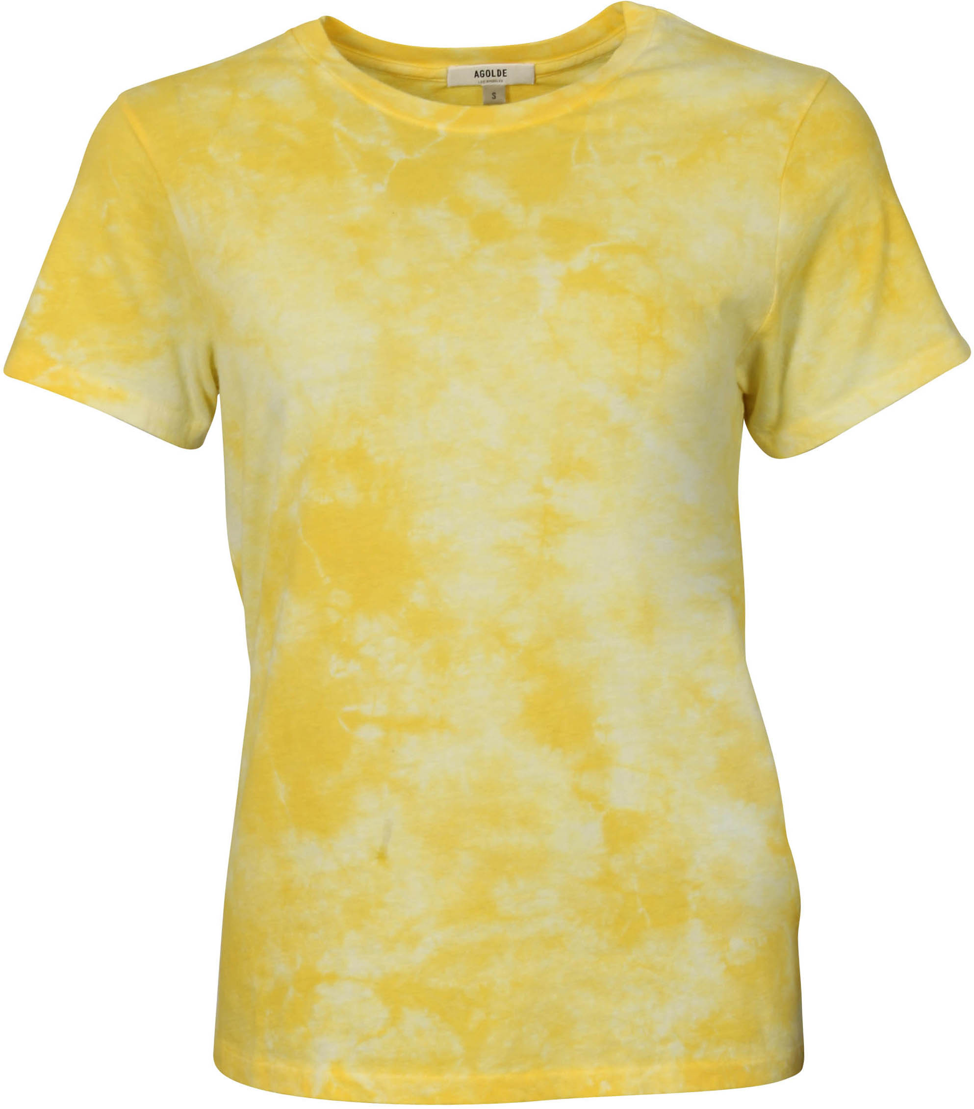 Agolde T-Shirt Mariam White Yellow