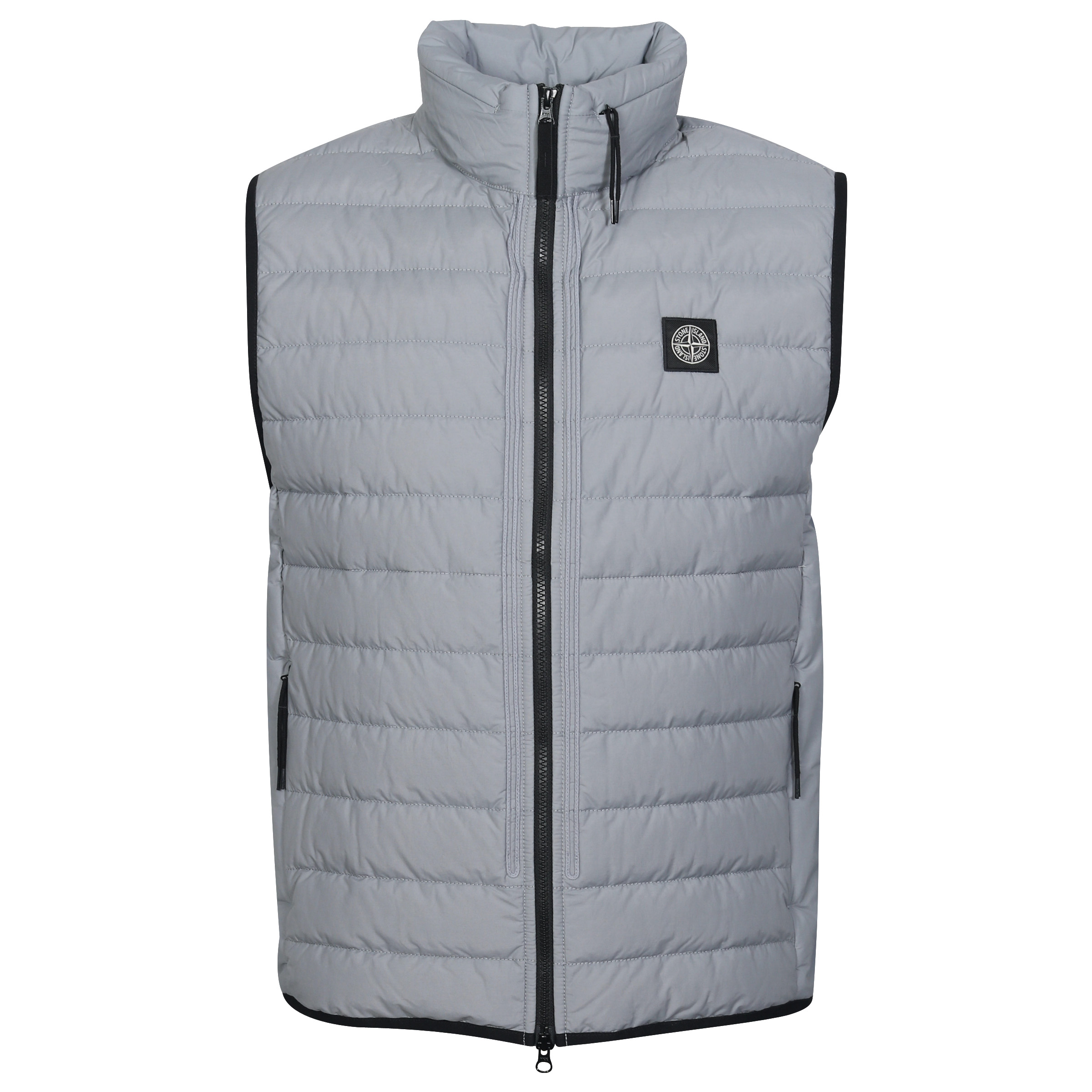 Stone Island Real Down Vest in Light Grey