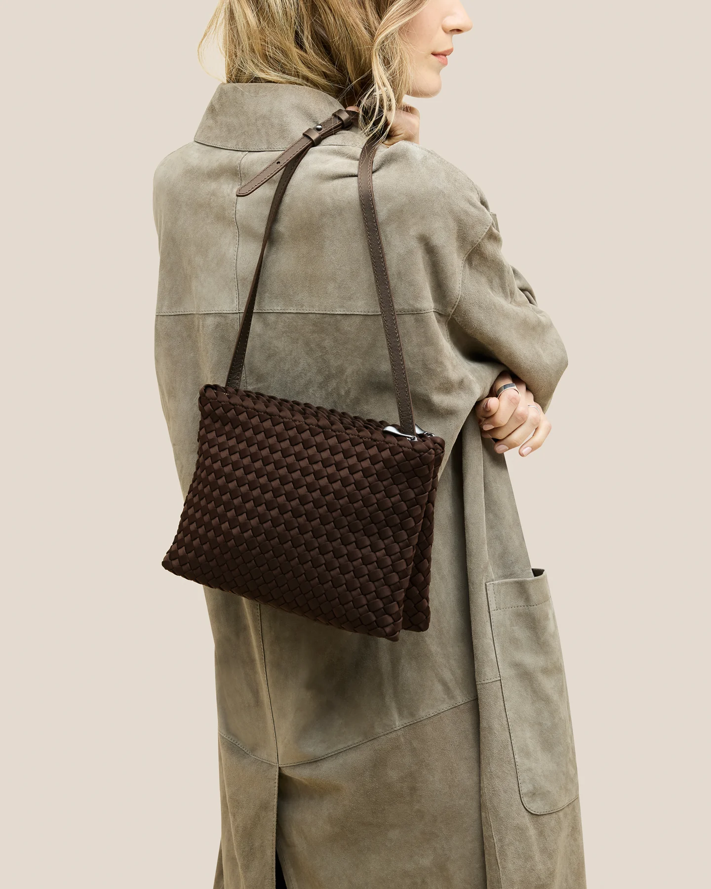 NAGHEDI Soho Crossbody in Chocolate