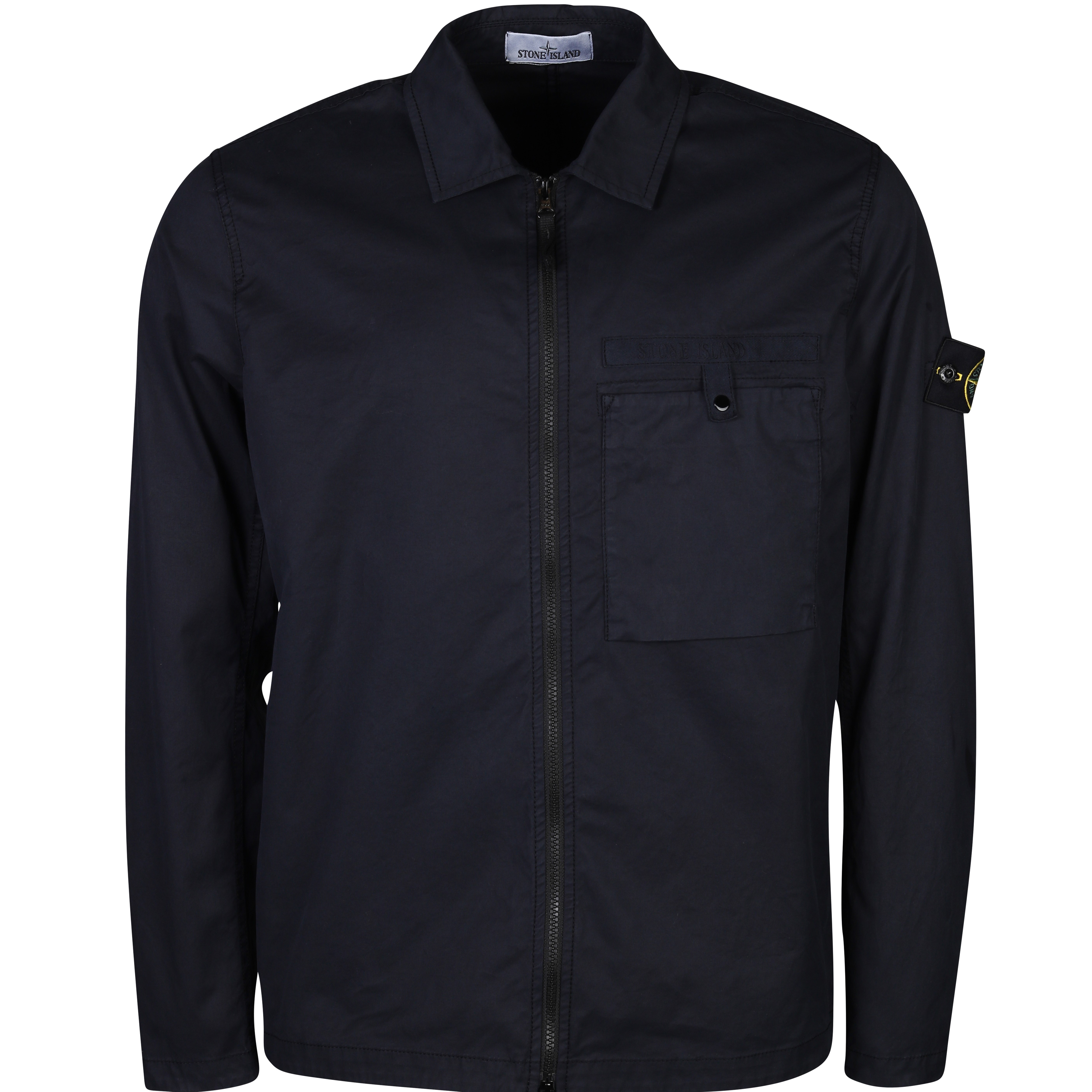 Stone Island Cotton Overshirt Navy