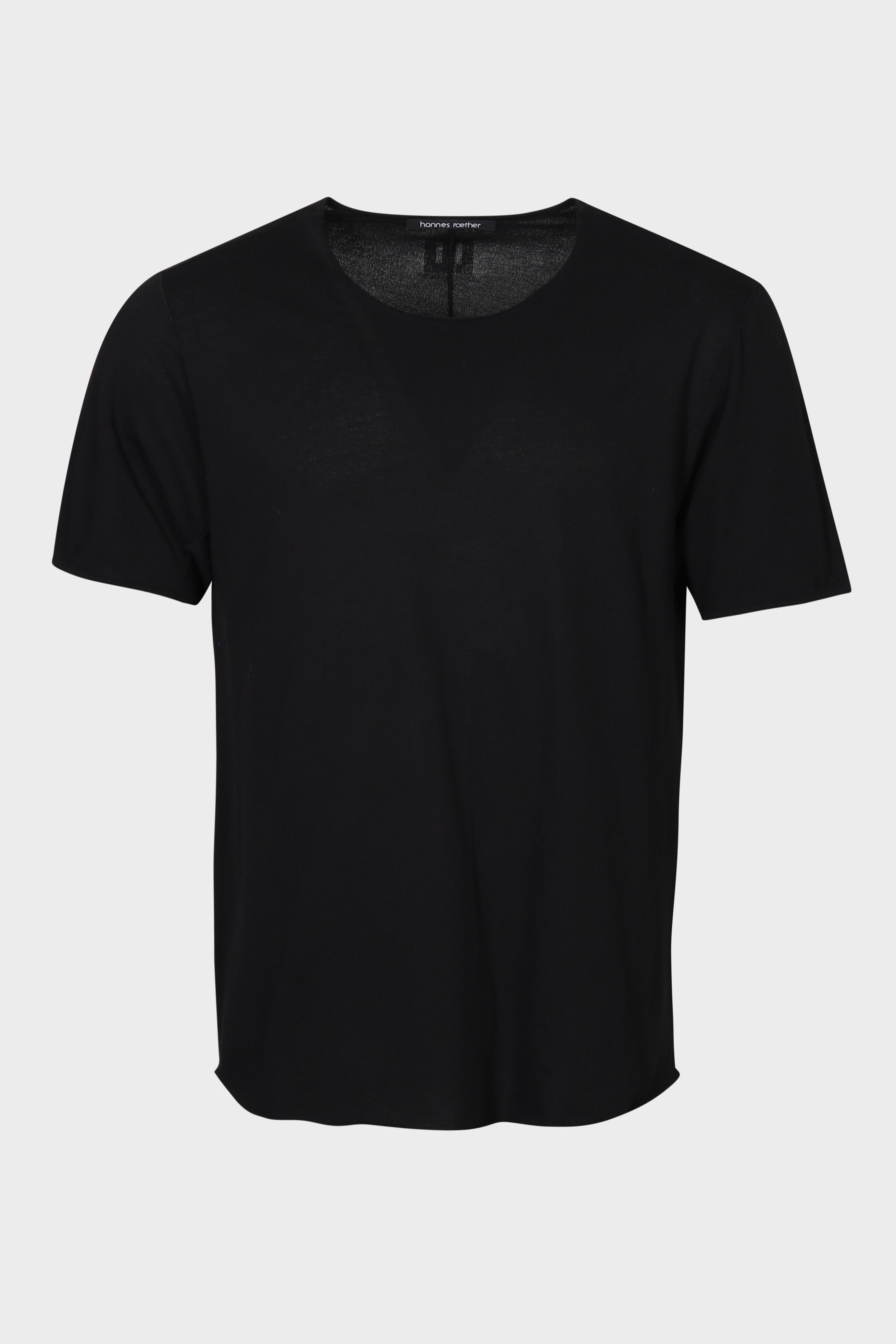 HANNES ROETHER T-Shirt in Black