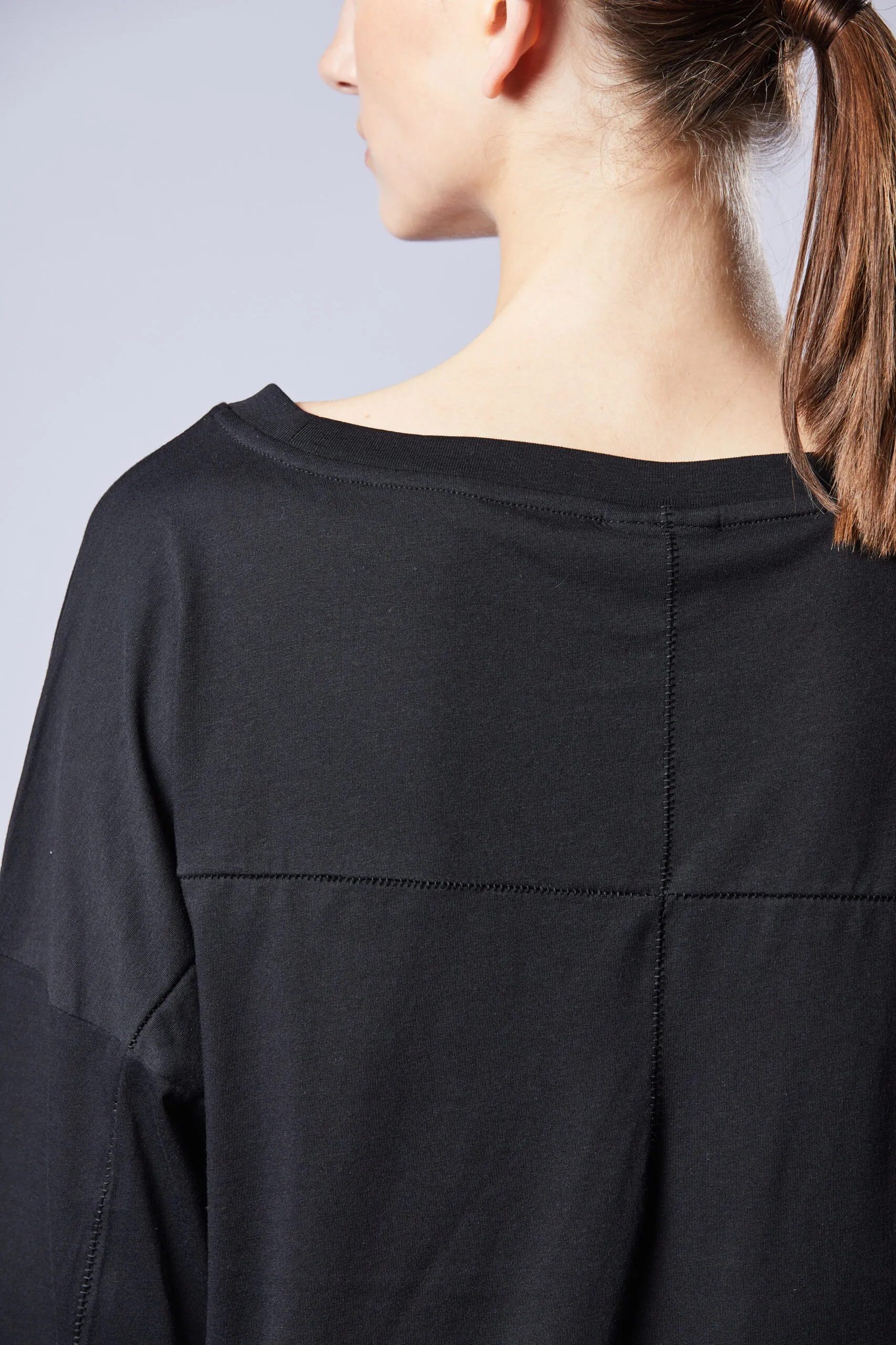 THOM KROM Oversize Longsleeve in Black XS