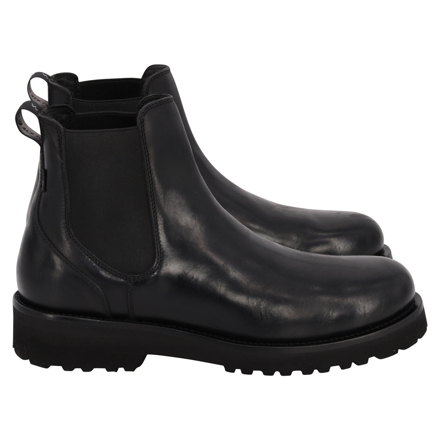 Woolrich Chelsea Jungle Boot Cowhide Black