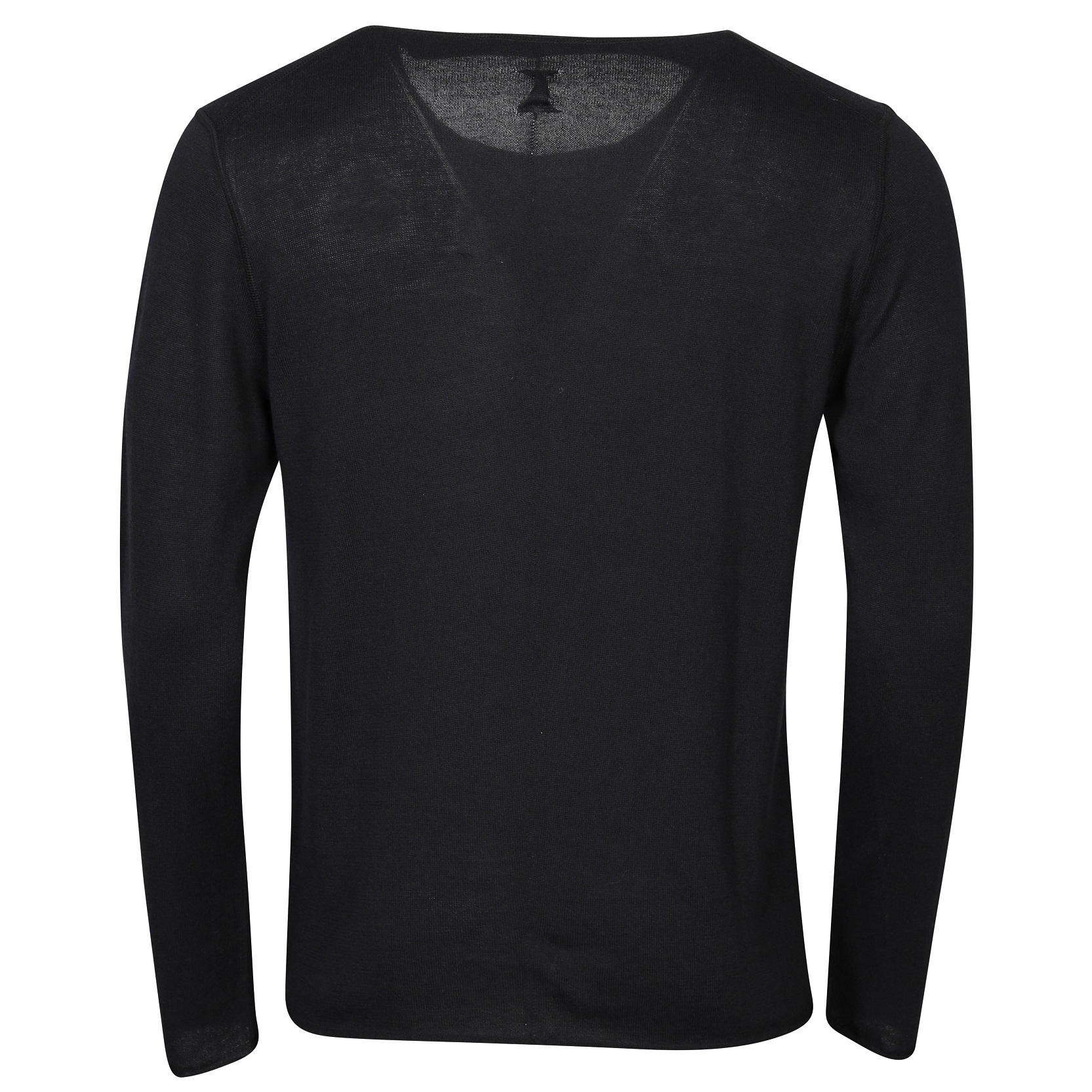 Hannes Roether Summer Knit Pullover in Black