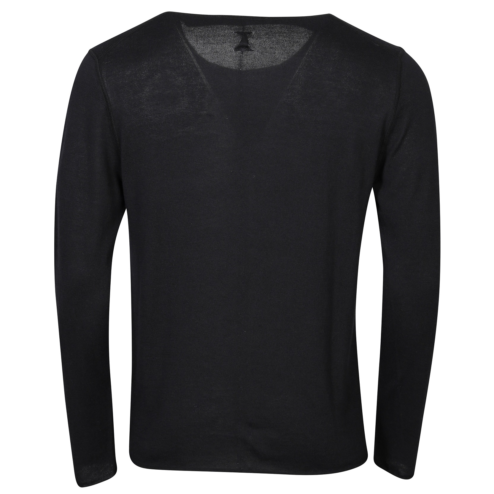 HANNES ROETHER Summer Knit Pullover in Black