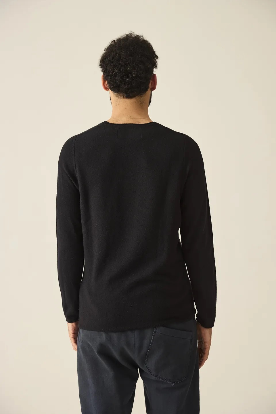 HANNIBAL. Knit Pullover Nevio in Charcoal 54