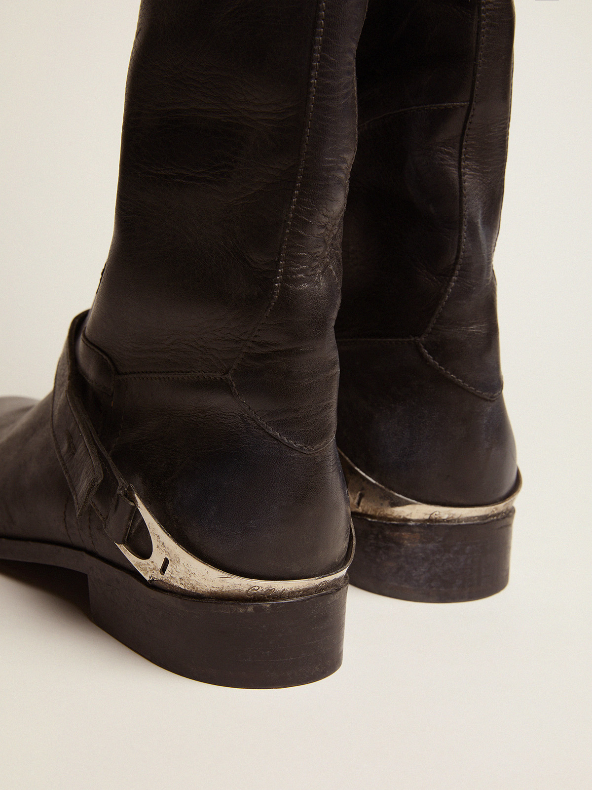 GOLDEN GOOSE Boots Charlie in Black 39