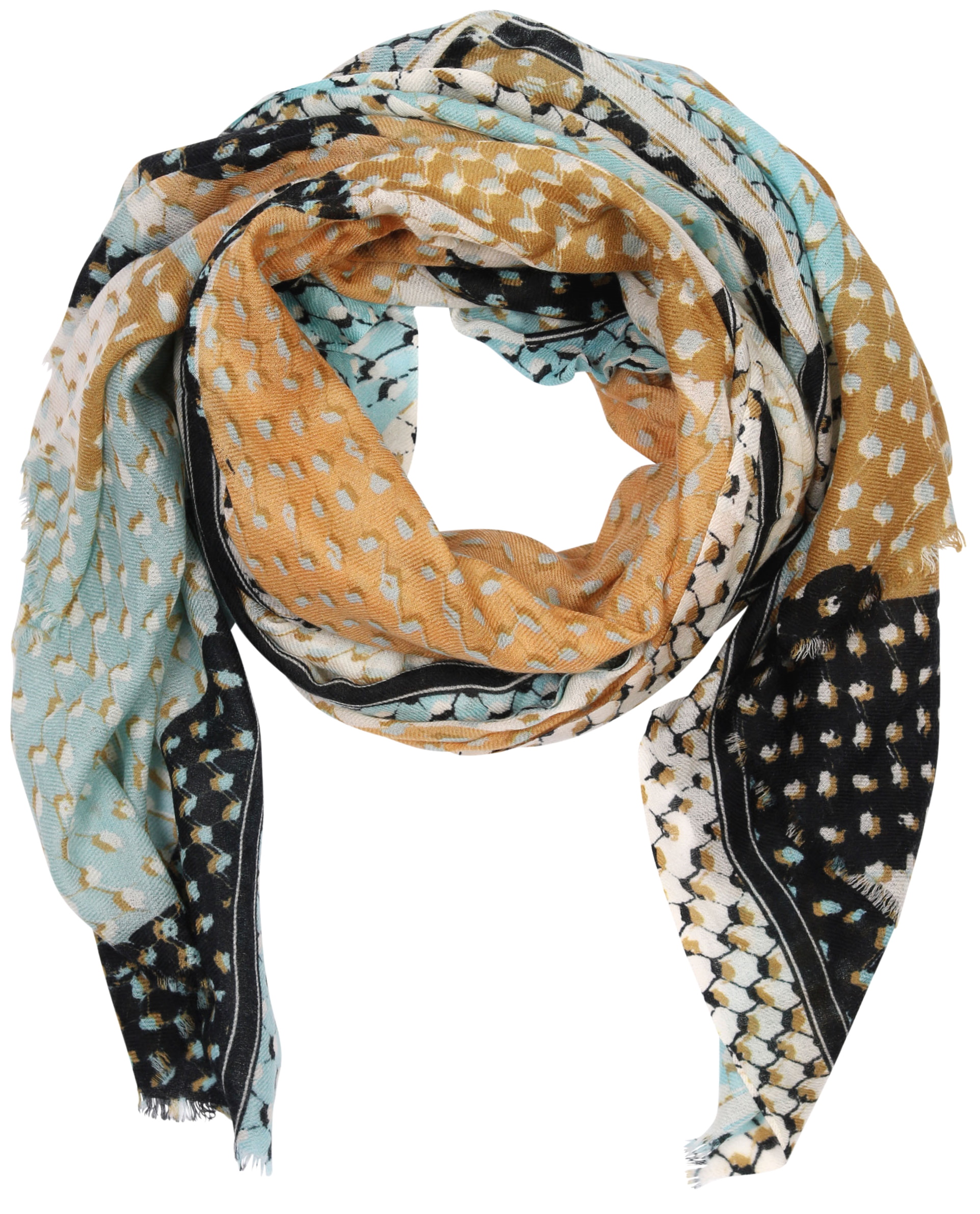 Lala Berlin Scarf Ailin Lala Polka Blue