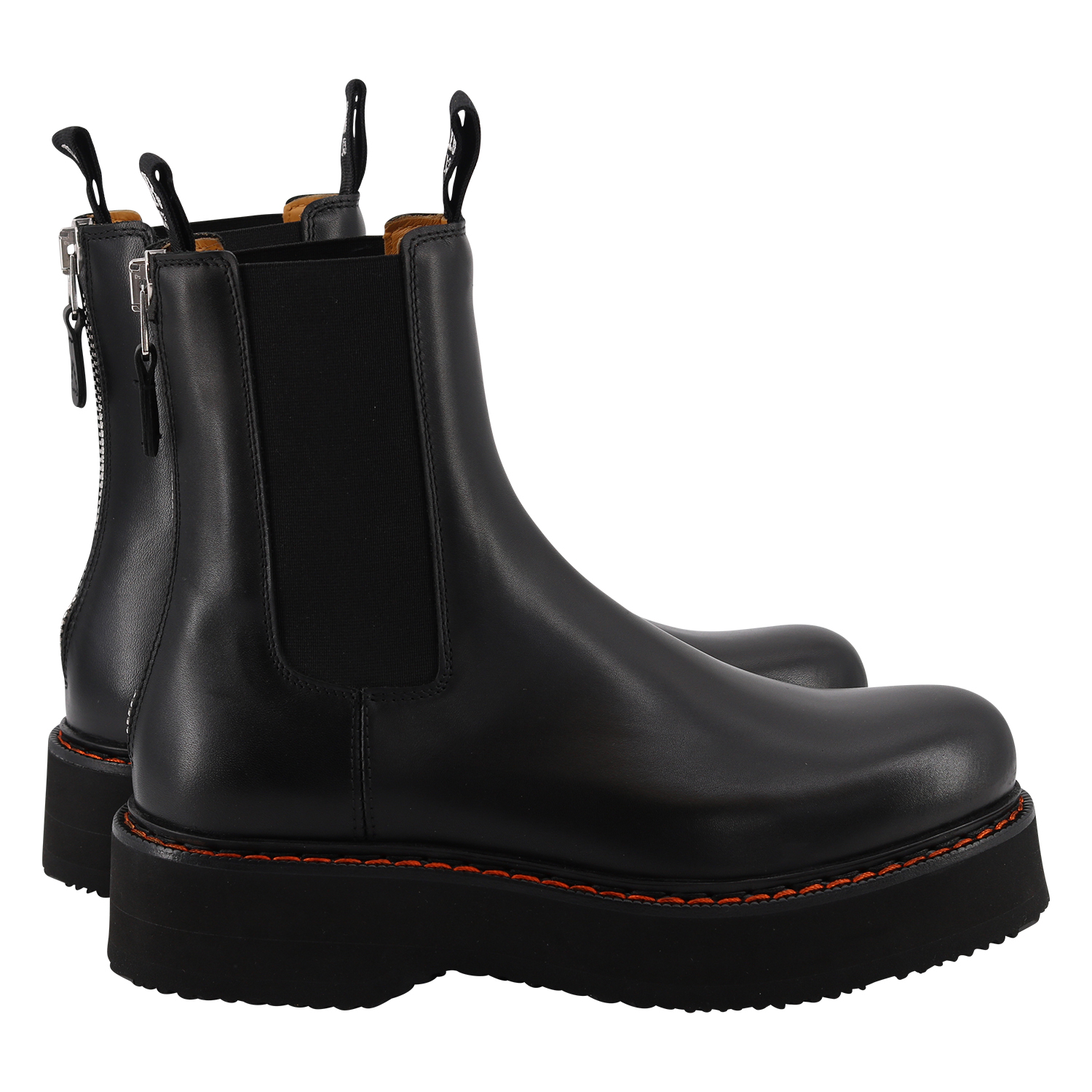 R13 Single Stack Chelsea Boots Black 37