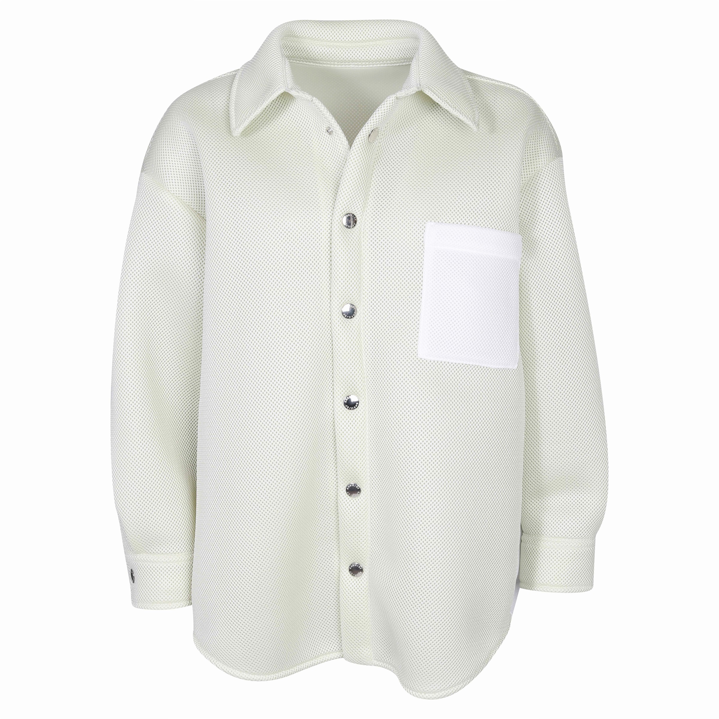 Khrisjoy Oversized Boyfriend Shirt Colourblock Rope/Offwhite