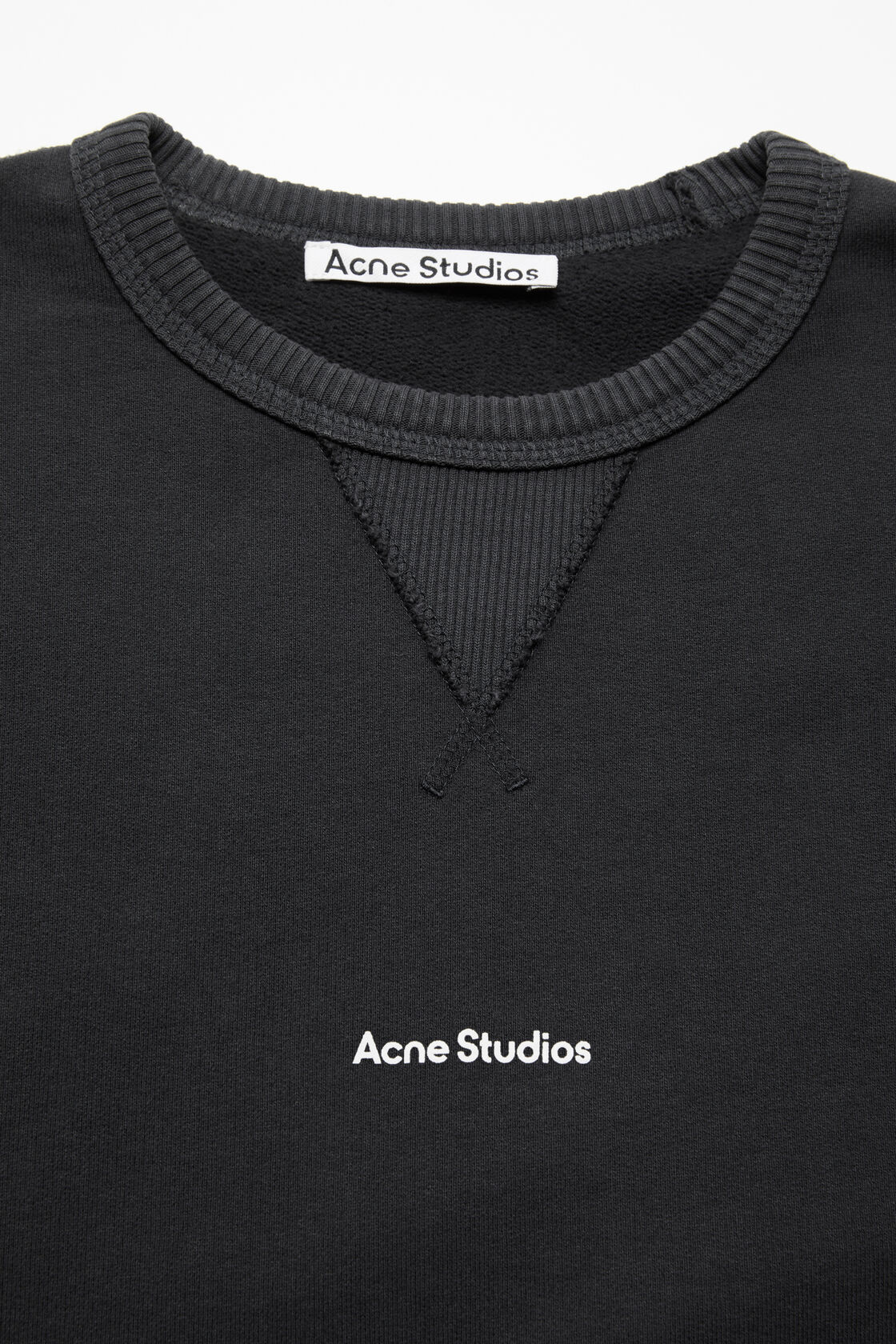 ACNE STUDIOS Stamp Oversize Sweatshirt in Black S