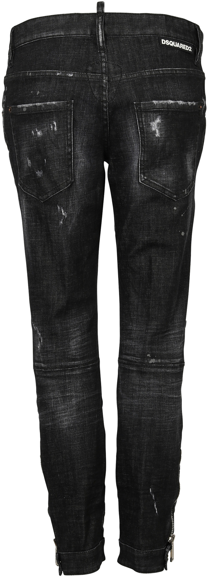 Dsquared Biker Jeans Black Washed