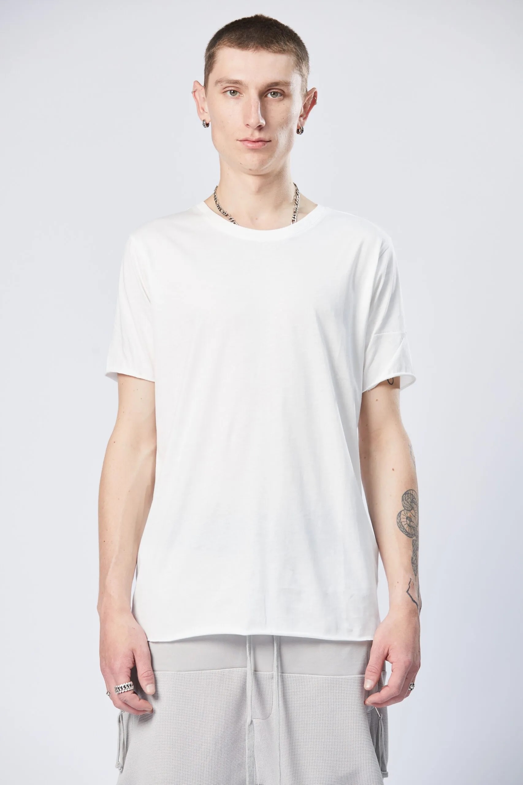 THOM KROM T-Shirt in Off White
