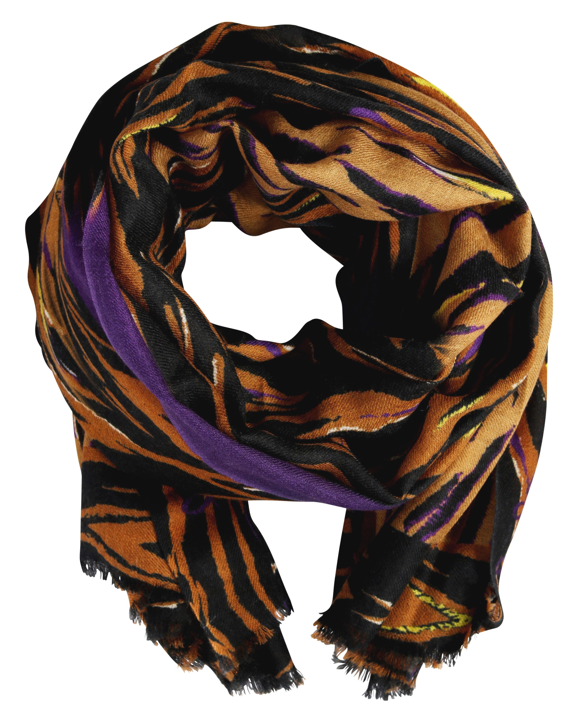 Lala Berlin Scarf Alyssa Black Zebra