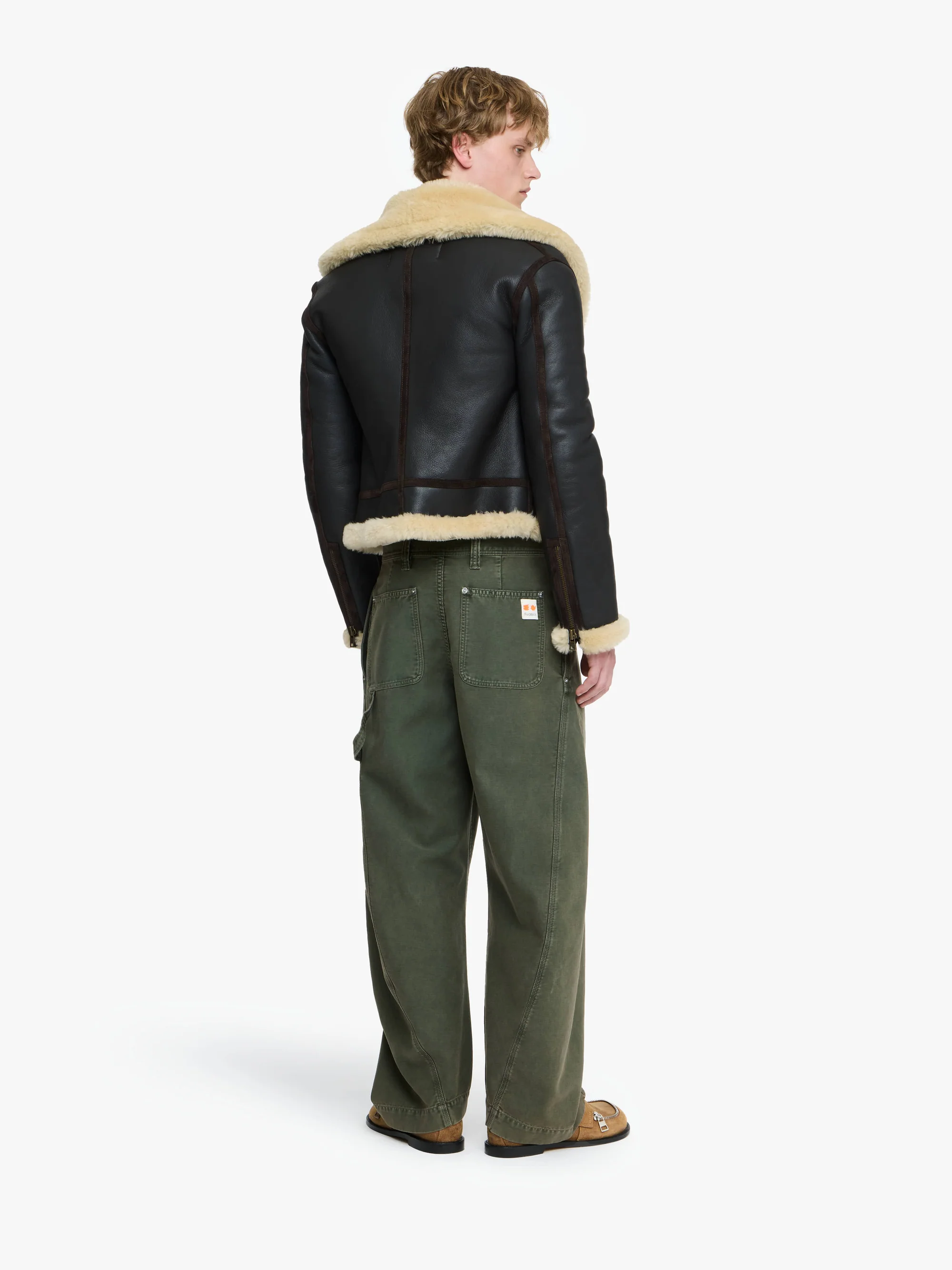 JW ANDERSON Twisted Seam Pant in Olive
