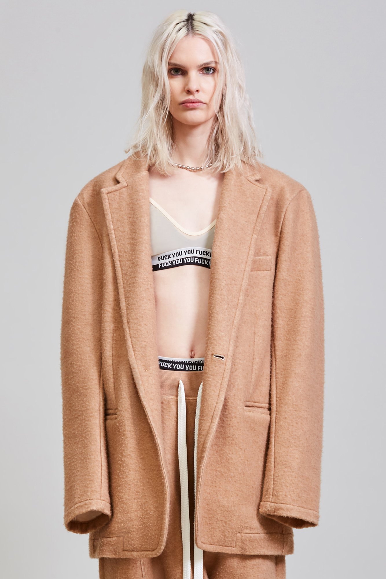 R13 Oversized Ragged Blazer Came