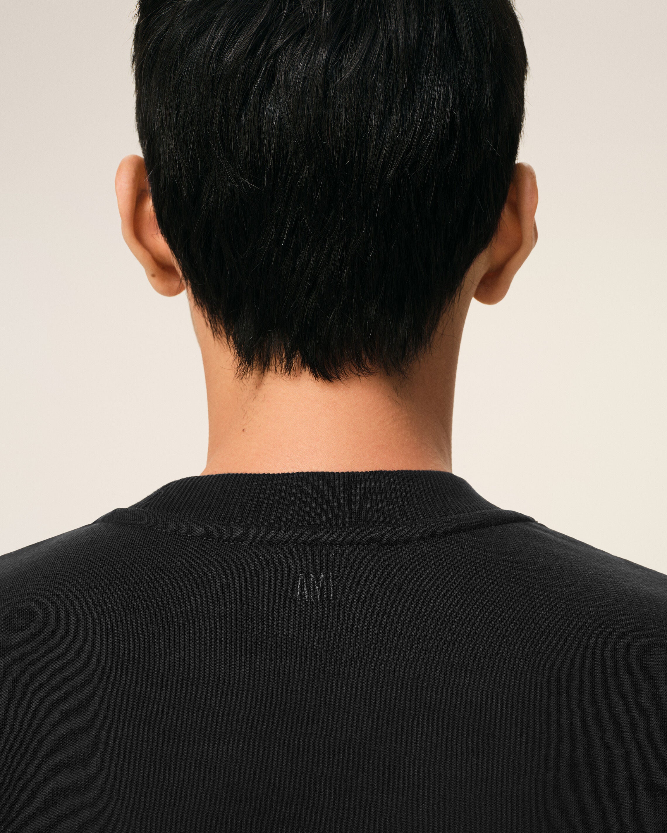 AMI PARIS de Coeur Sweatshirt in Black/White Logo