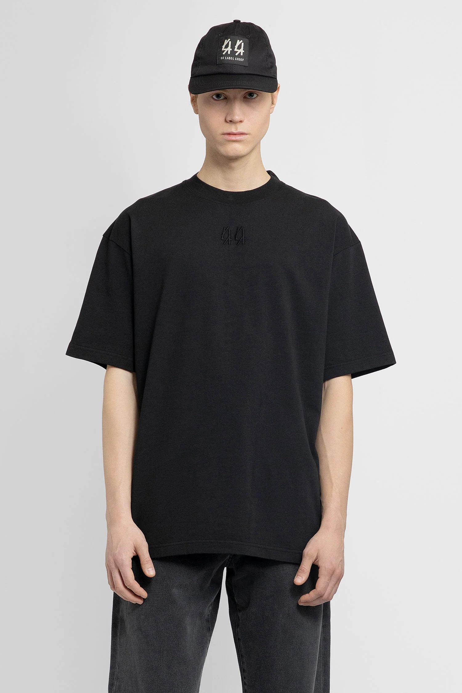 44 Label Group Original T-Shirt in Black/Sand Backprint