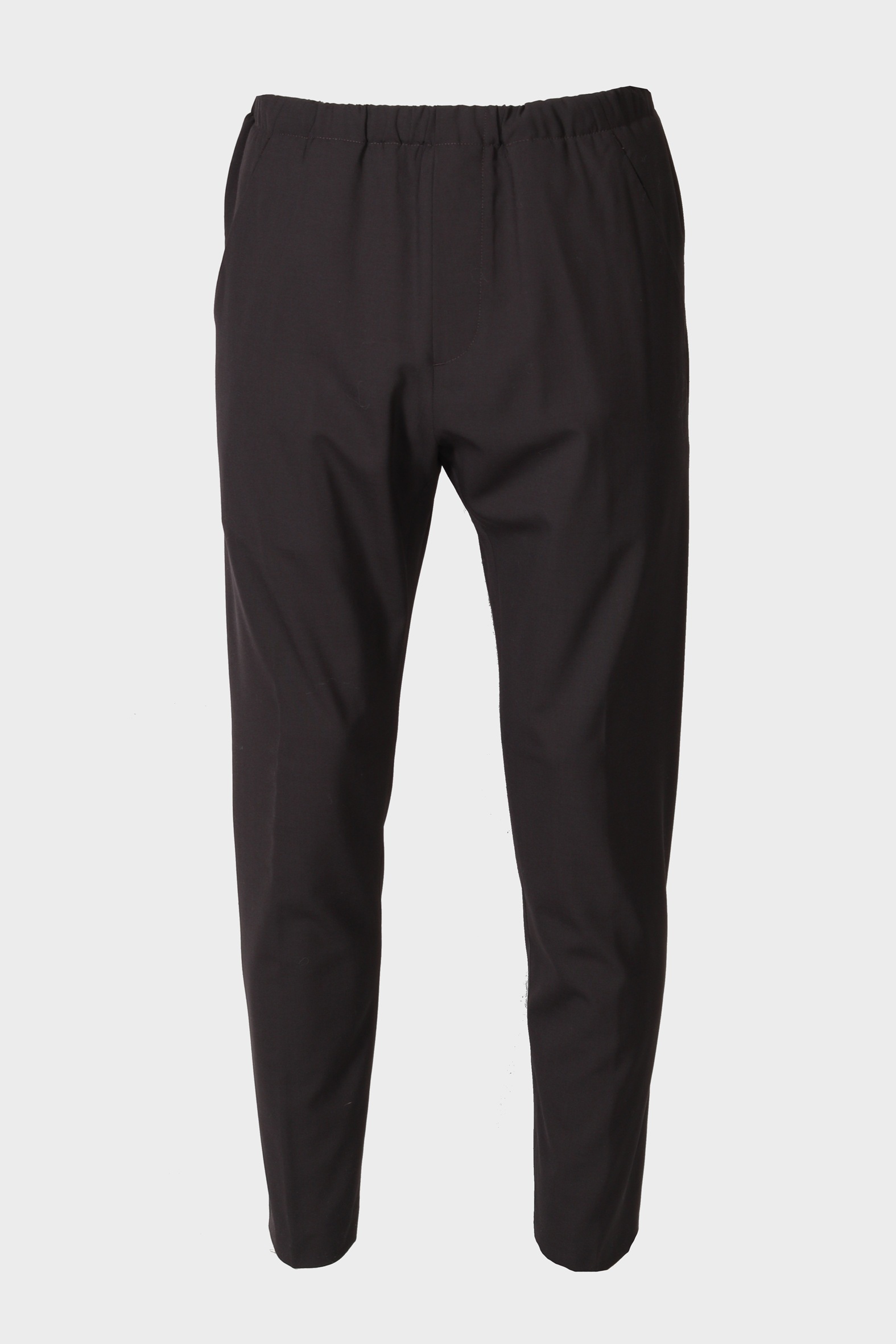 NINE:INTHE:MORNING Mirco Wool Stretch Pant in Brown 44
