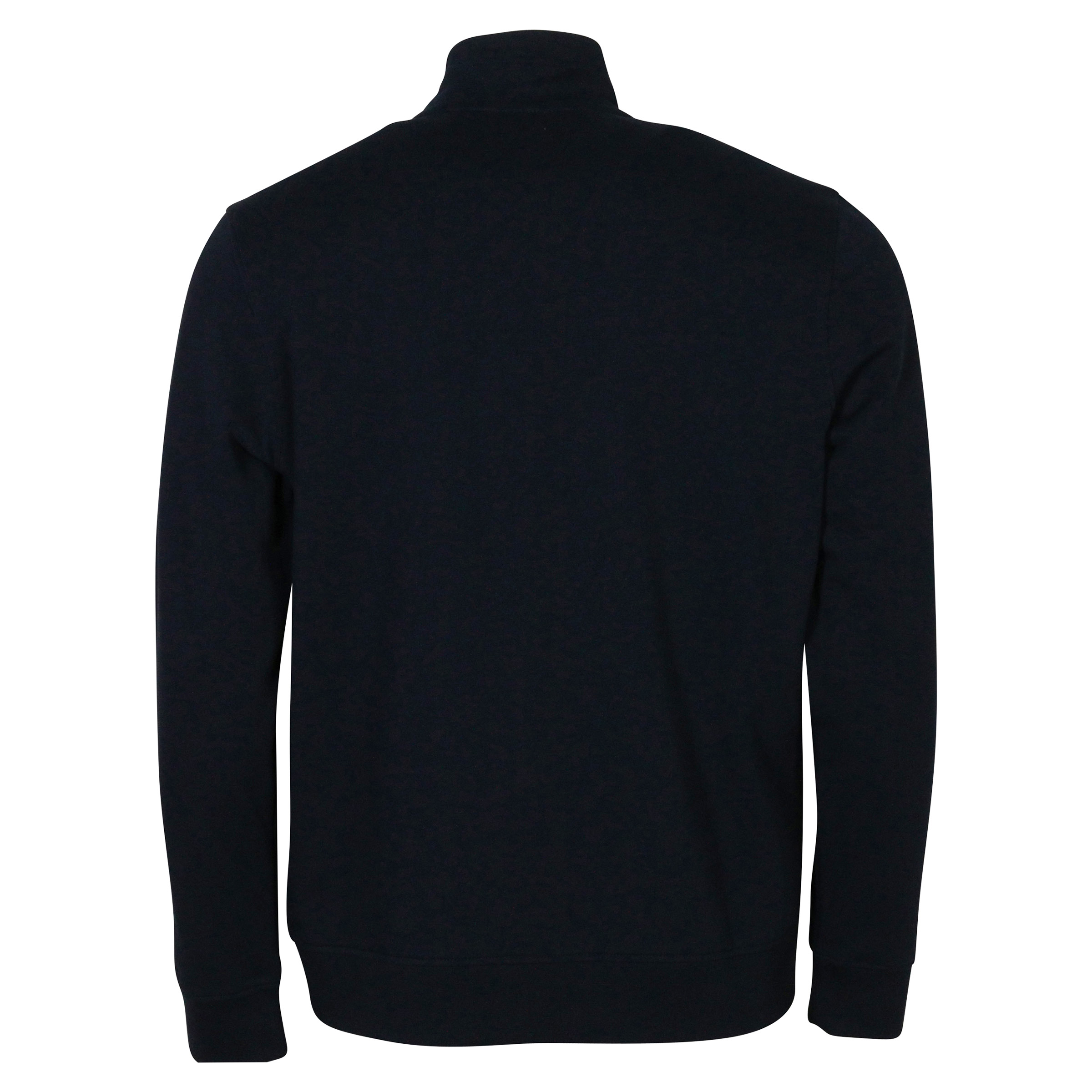 Woolrich Zip Cardigan Track Essentiel Sweater Blue