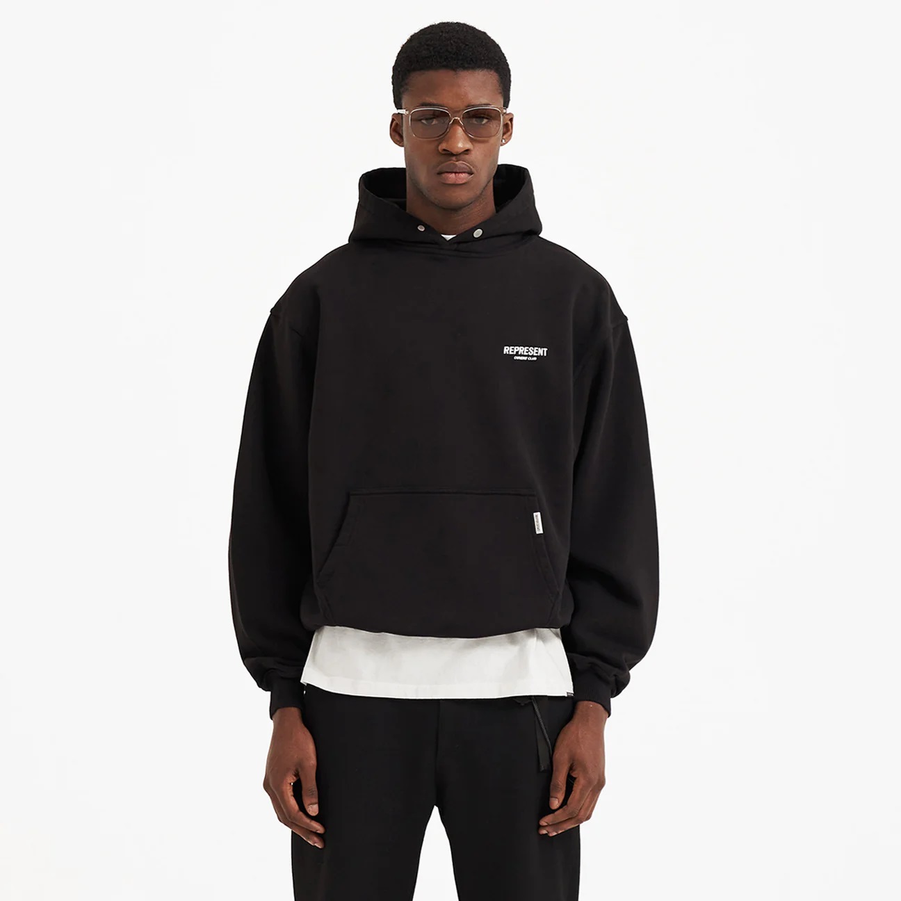 REPRESENT Owners Club Hoodie in Black XXL